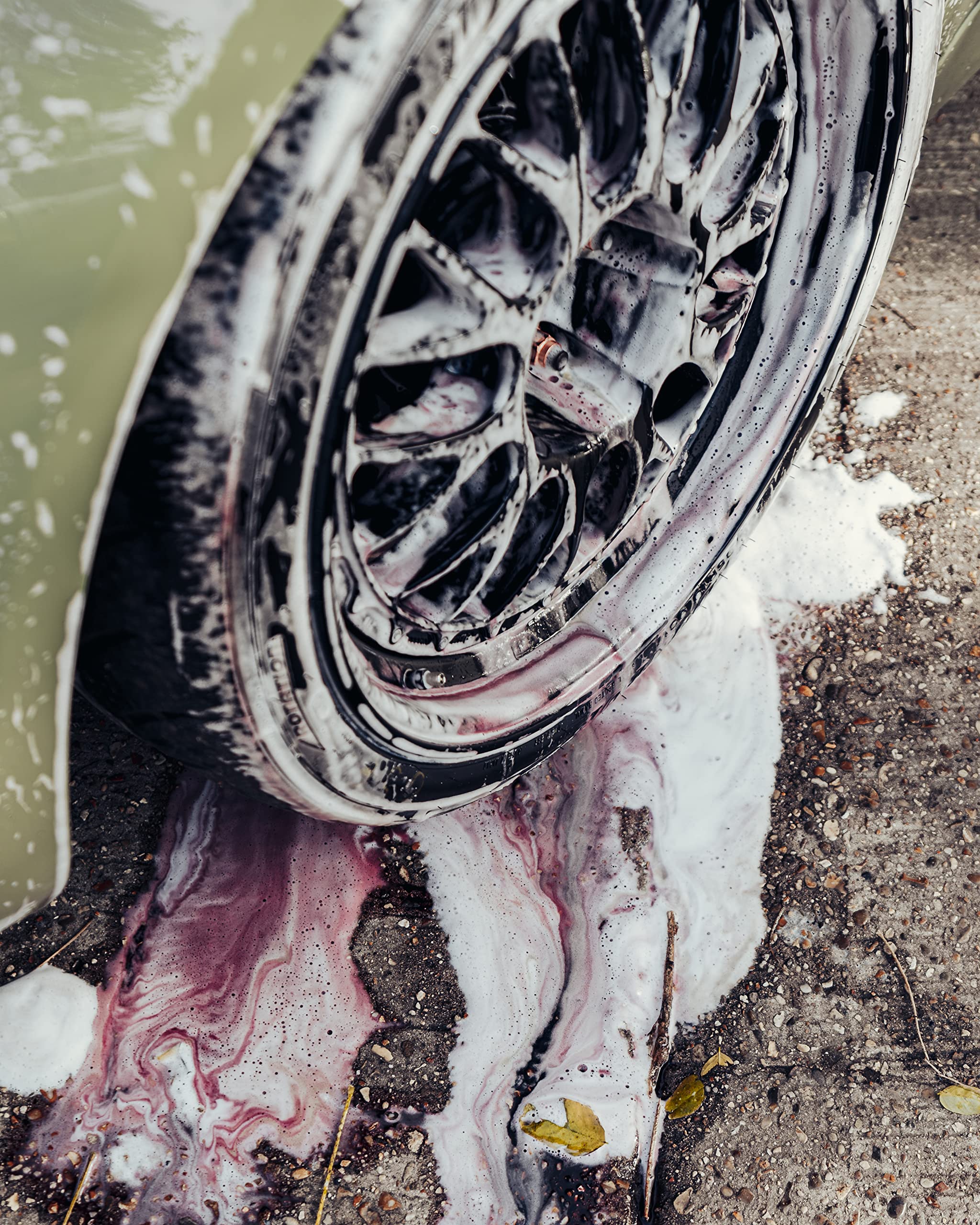 Stjarnagloss Hjul Wheel Cleaner - pH Neutral Color Changing Wheel Cleaner for Cars & Trucks - Removes Road Grime, Brake Dust & Tar - Safe for All Wheels (1 Liter) - Perfect for Detailing, Car Wash & Auto Maintenance