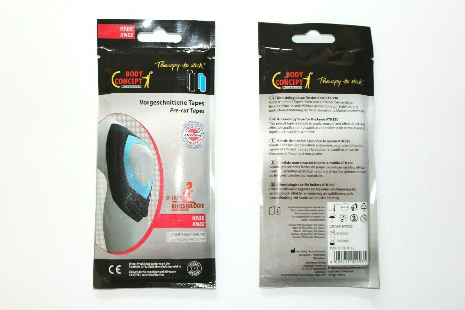 Best Kinesiology Tape Precut Strips for Pain Relief & Muscle Support - Athletic, Medical & Recovery Use