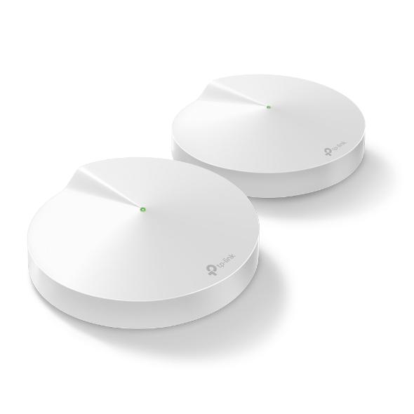 Deco M9 Plus (2-Pack) AC2200 Whole Home Mesh WiFi System - Seamless Coverage for Smart Homes, Gaming & Streaming