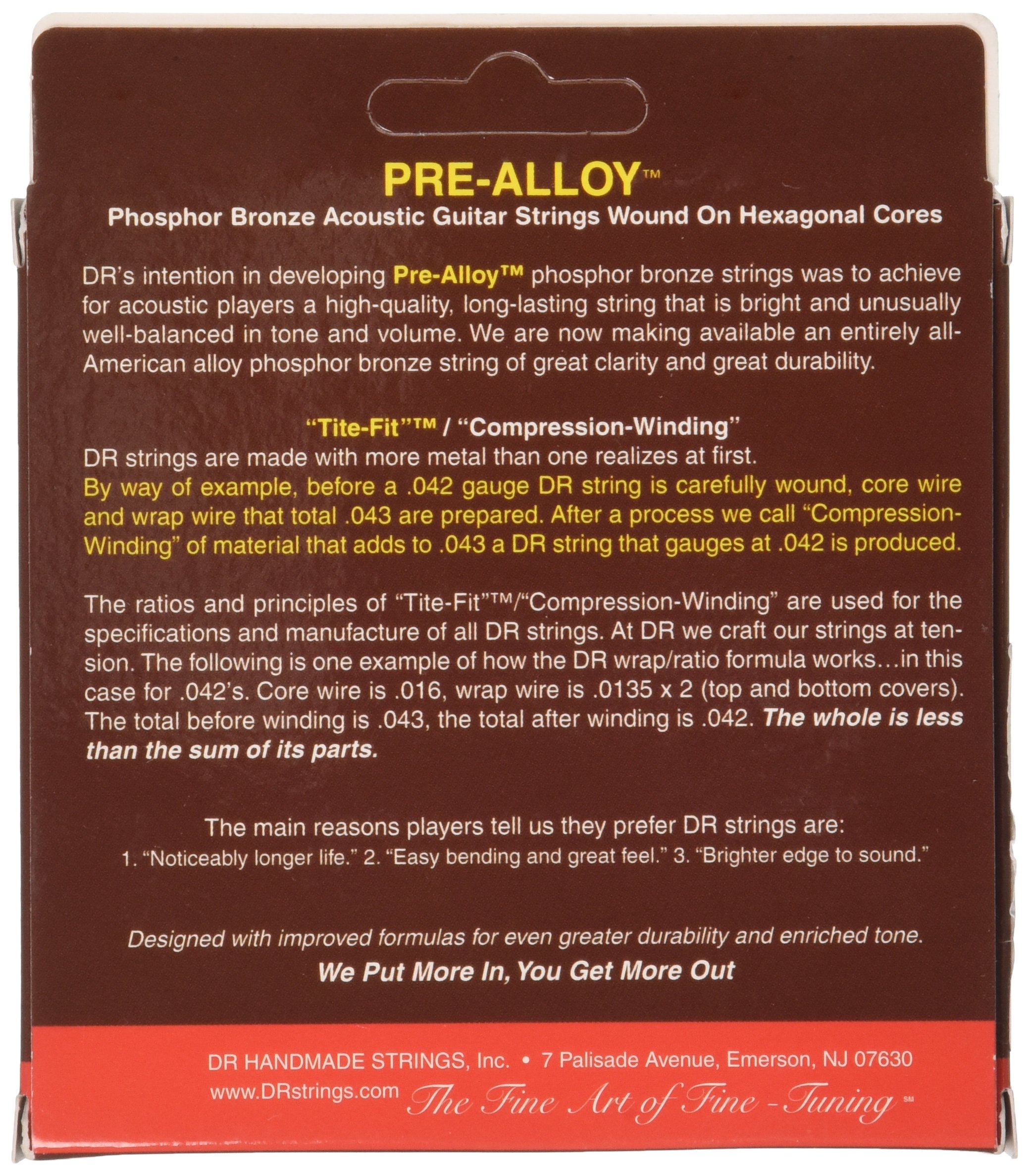 DR Strings Banjo 5-String Set (10, 12, 15, 23, 10 Gauges) - Premium Nickel Wound for Bluegrass & Folk Music Performance