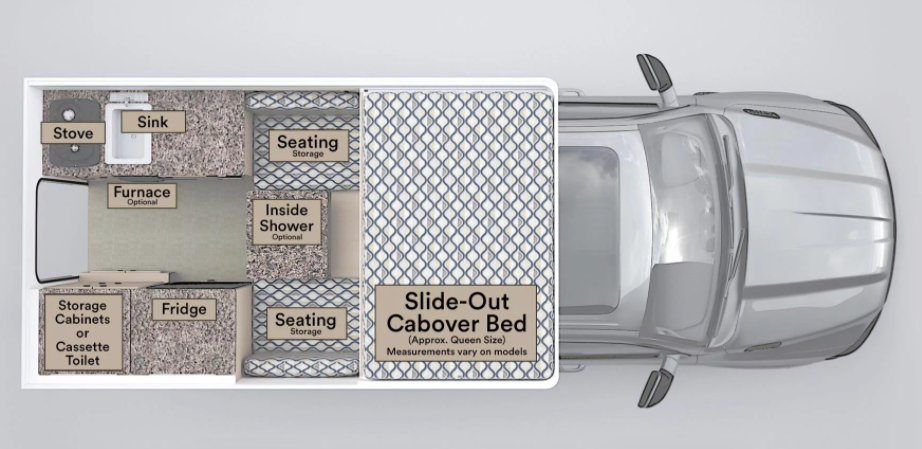 Grandby Front Dinette Four Wheel Camper - Spacious RV for Outdoor Adventures | Perfect for Family Camping & Road Trips | Coming in July