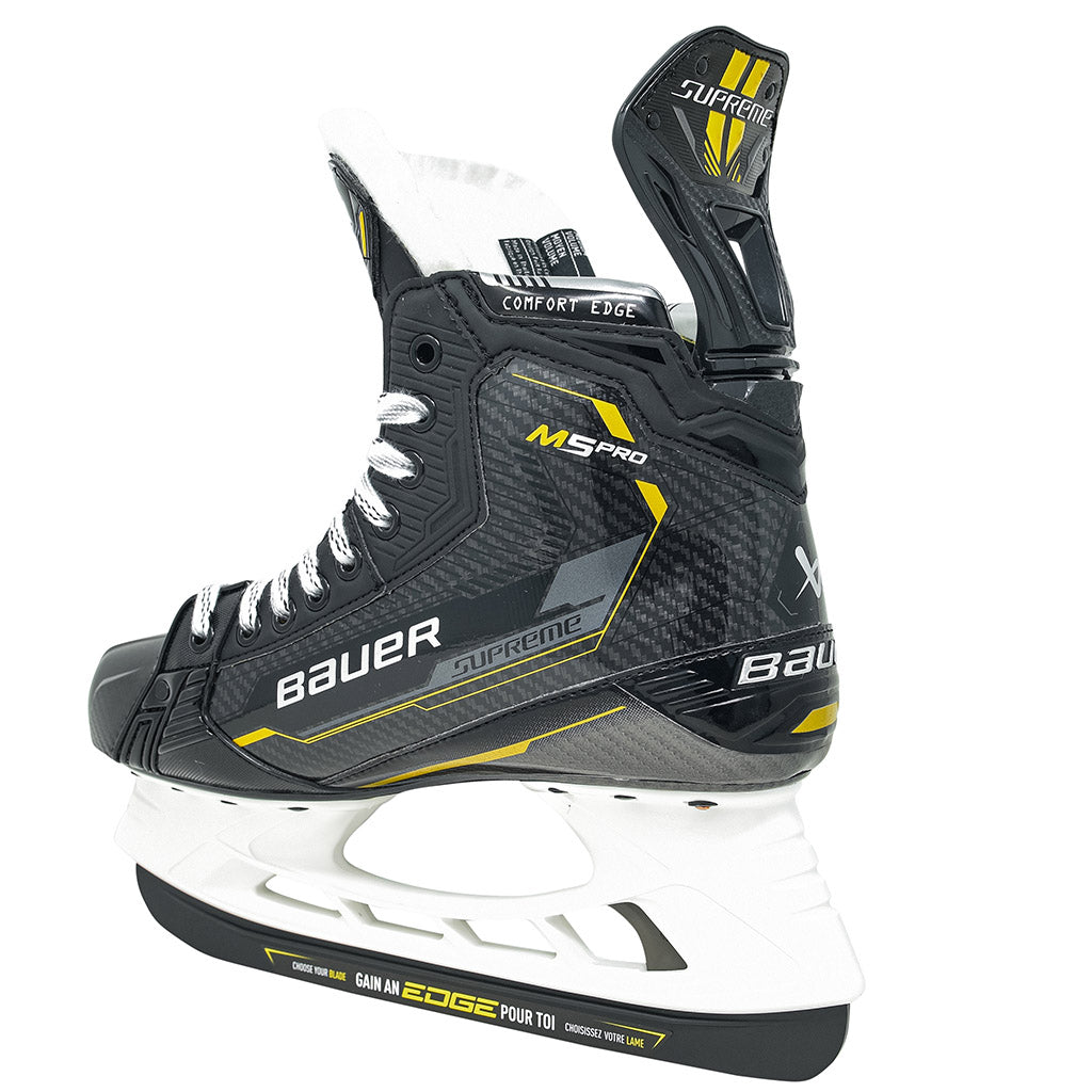 Bauer Supreme M5 Pro Senior Ice Hockey Skates - High-Performance Skates for Competitive Players - Perfect for Ice Hockey Games & Training