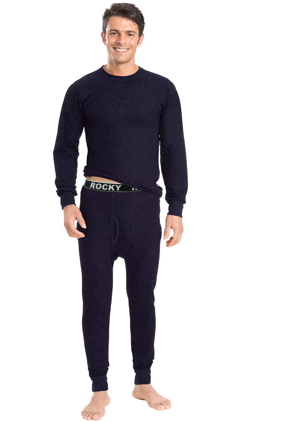 Rocky Thermal Underwear for Men - Waffle Knit Base Layer Set, Long Johns for Cold Weather, Winter Work & Outdoor Activities