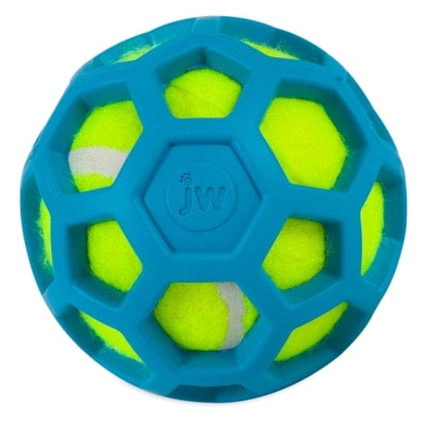 JW ProTen Hol-ee Roller Dog Toy - Durable Chew Toy for Small & Large Dogs - Interactive Fetch & Tug-of-War Game - Perfect for Indoor & Outdoor Playtime