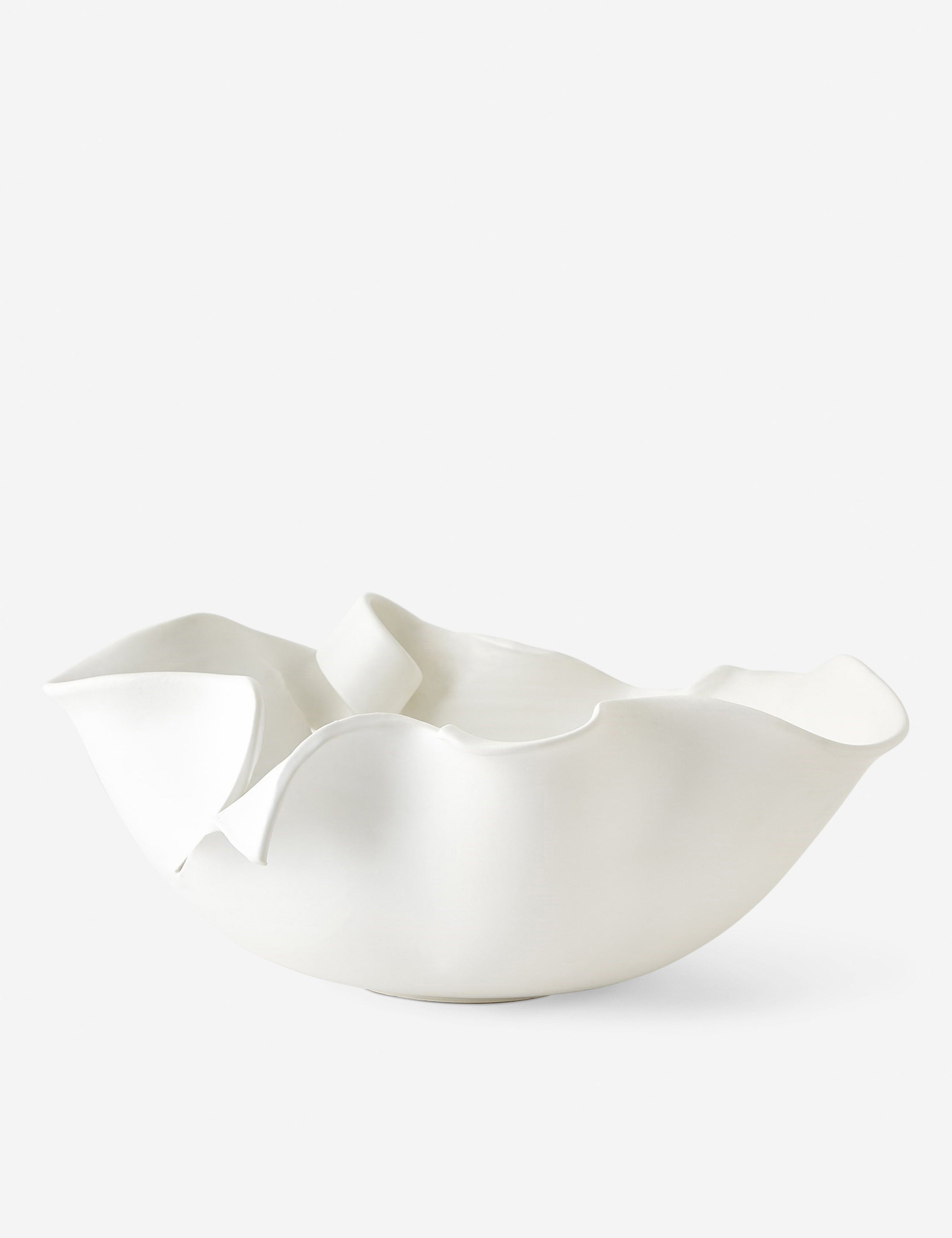 Charlotte Bowl by Ashley Childers - Handcrafted Ceramic Serving Bowl for Salads, Pasta & Fruit - Perfect for Dining, Entertaining & Home Decor