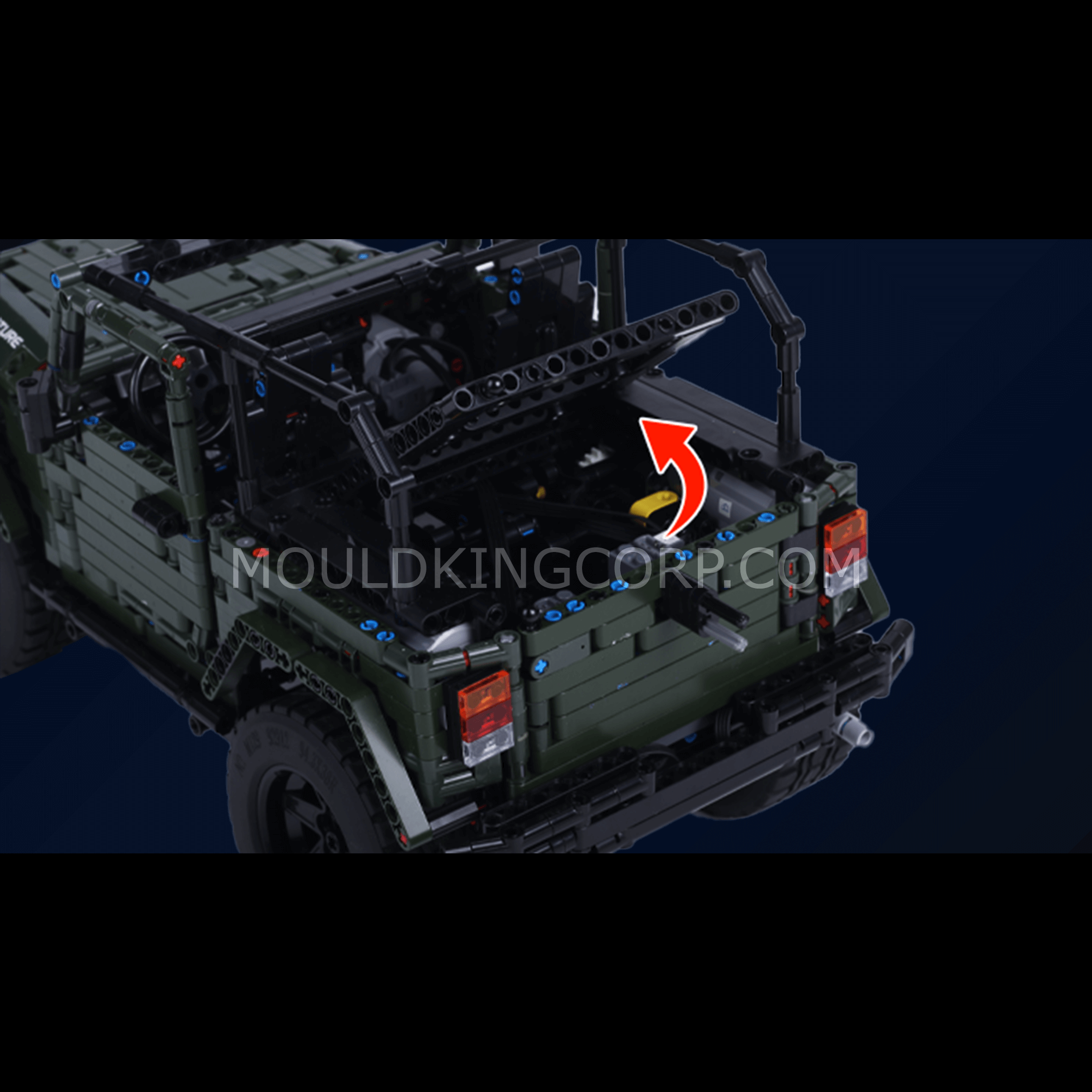 Mould King 13124 Wrangler RC Car Building Kit | 2096-Piece Remote Control Jeep Model for Adults & Teens – Perfect for STEM Learning, DIY Projects & Collectible Display