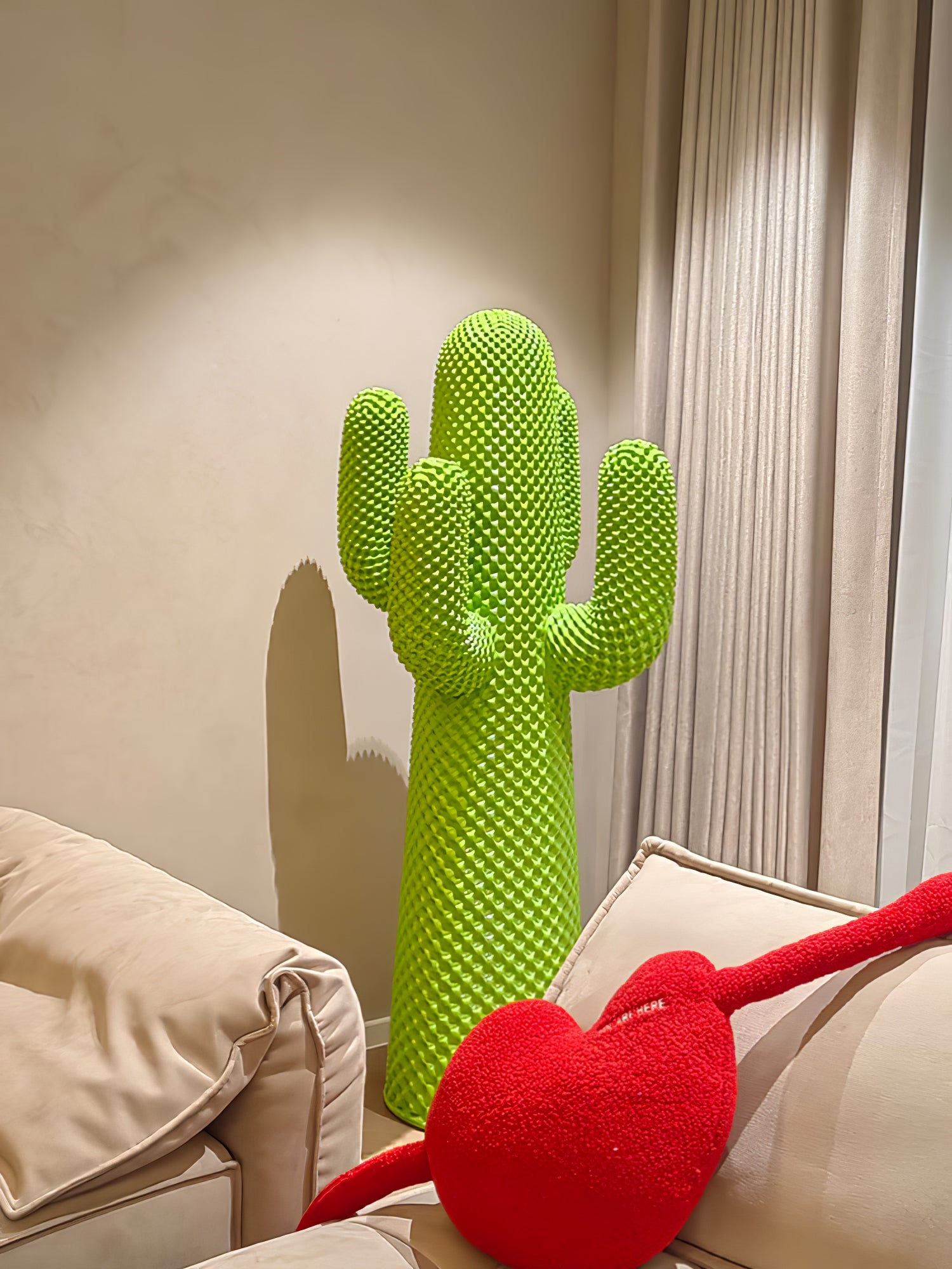 Modern Mello Sculptural Cactus Coat Rack - Stylish Wall Mounted Entryway Organizer for Hats, Scarves & Jackets - Perfect for Home, Office or Dorm Decor