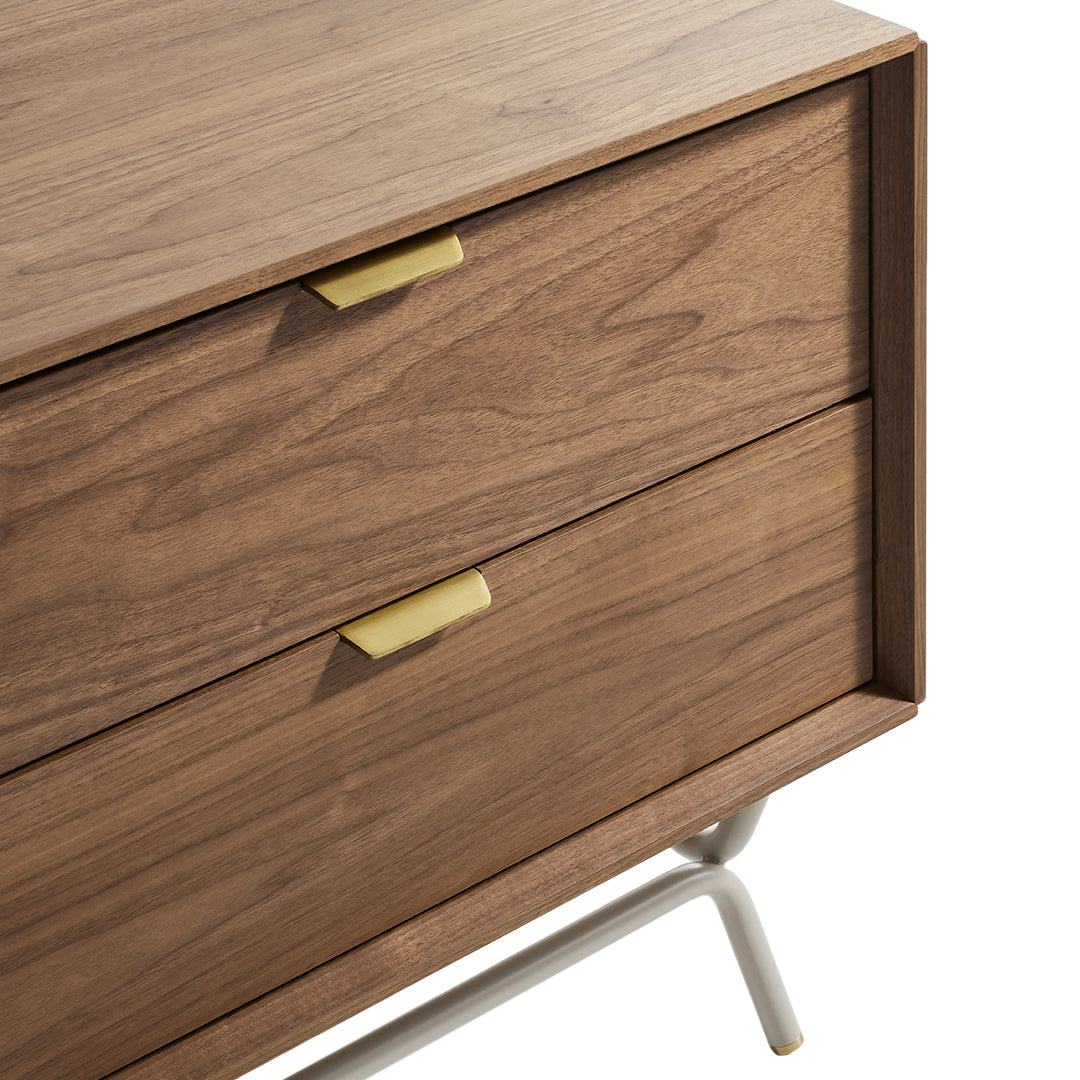 Modern Blu Dot Dang Nightstand - Minimalist Bedside Table with Storage Shelf | Perfect for Small Spaces, Bedrooms & Apartments
