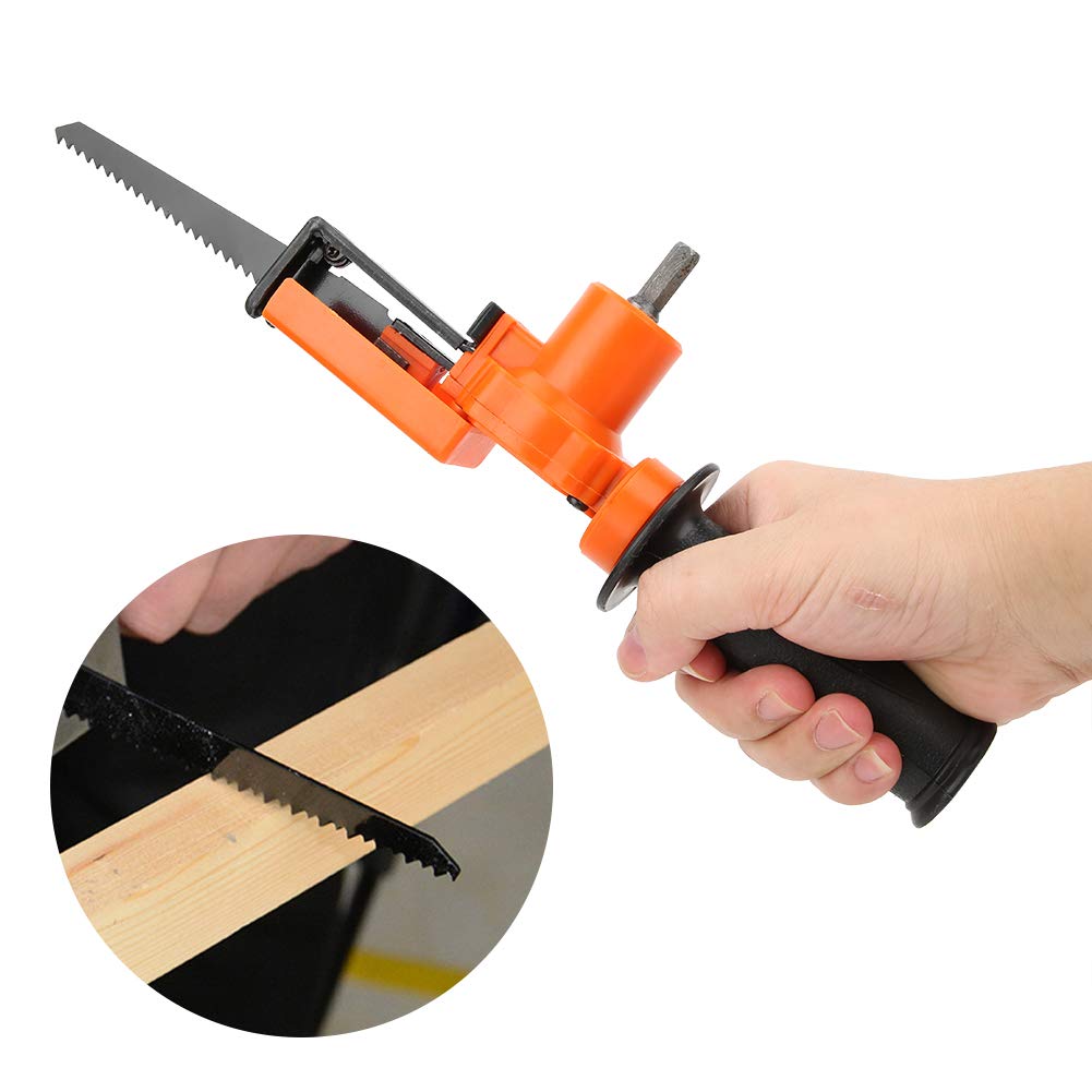 Hilitand Electric Drill Reciprocating Saw Adapter - High Speed 800-1500 RPM Woodworking Tool for DIY Projects, Home Renovation & Carpentry Work