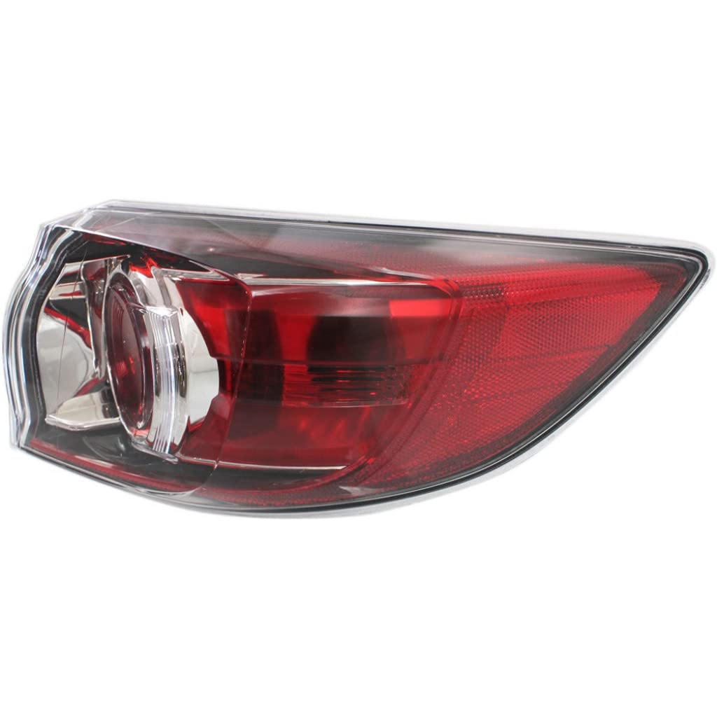 Mazda 3 2010-2013 Right Passenger Side Tail Light Assembly - CAPA Certified Replacement for MA2801147/MA2801147C | Perfect for Hatchback Models | Enhances Rear Visibility & Safety During Night Driving