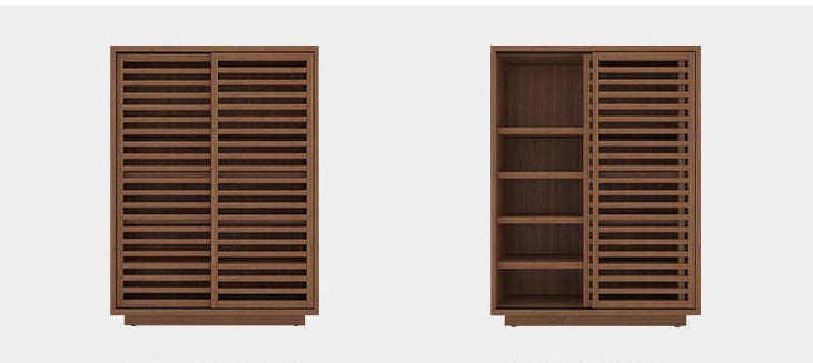 NYLAH BELAIR Solid Wood Shoe Cabinet - Sturdy Entryway Storage Organizer for Shoes, Boots & Home Décor | Perfect for Hallway, Closet & Mudroom Organization