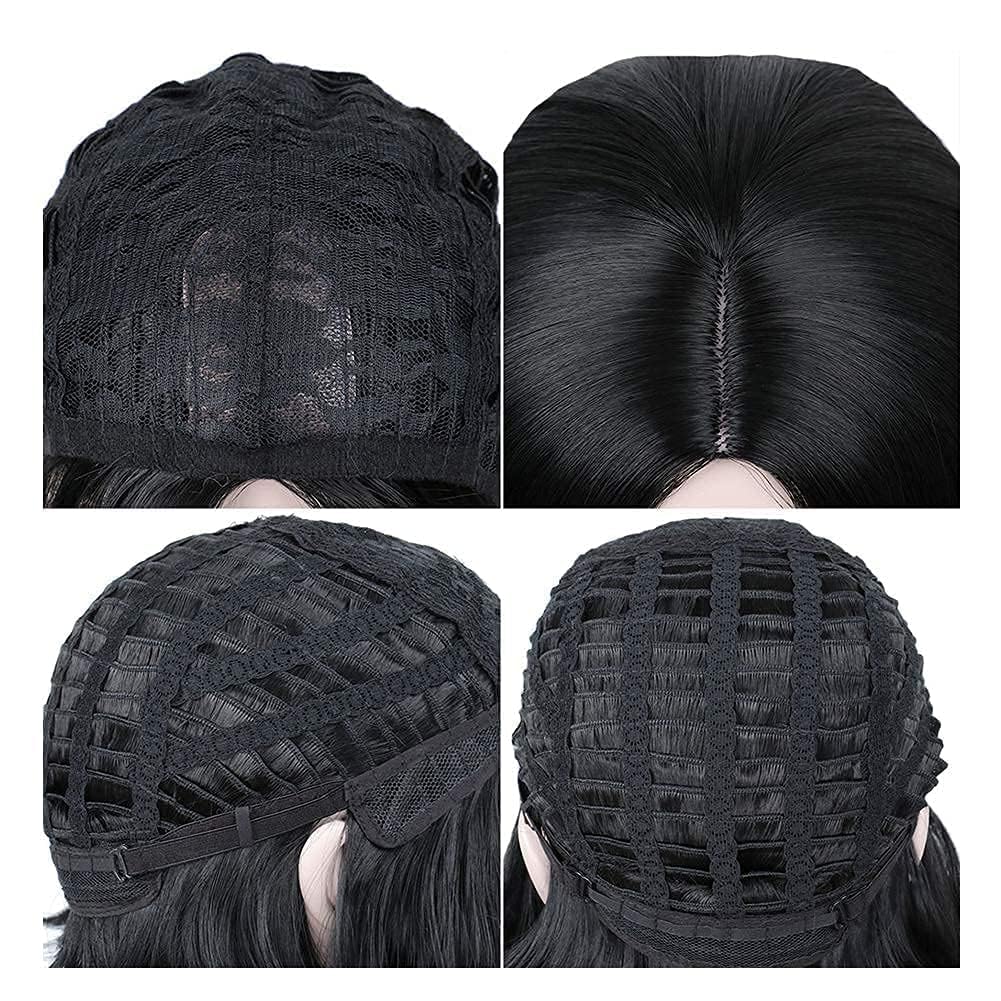 Natural Looking Synthetic Hair Wigs for Women & Girls - Heat Friendly Fashion Wigs with Full Head Coverage | Perfect for Daily Wear, Cosplay, and Cancer Patients | Stylish & Comfortable Artificial Hairpieces for All Occasions