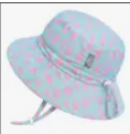 JJ Aqua Bucket Hat for Women & Men - UPF 50+ Sun Protection, Lightweight Quick-Dry Fishing Hat for Beach, Hiking, Outdoor Activities (Coral)