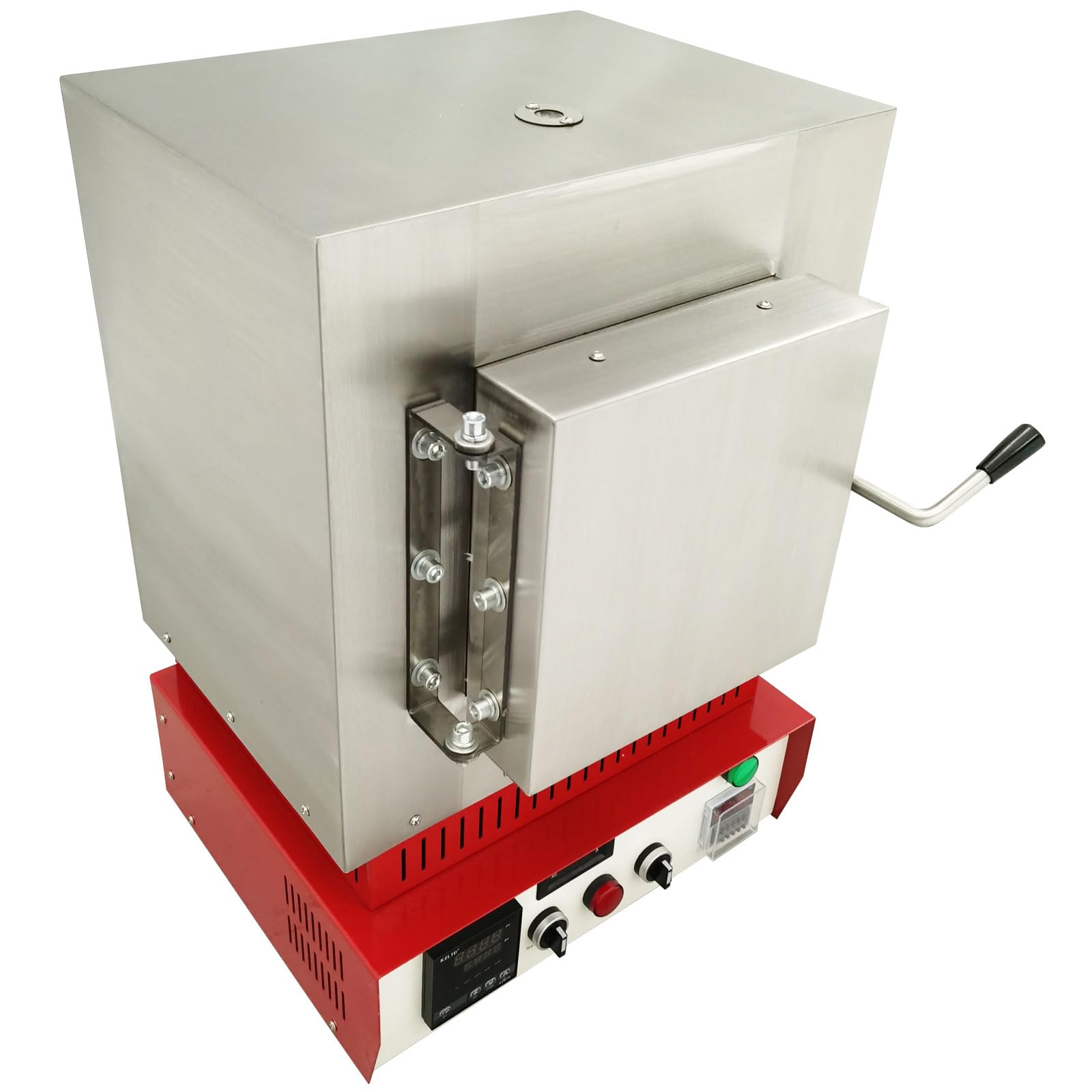 High-Temp Muffle Furnace 2012°F (1100°C) - 3000W Tabletop Burnout Oven for Jewelry Casting, Dental Labs & Metalworking - 110V Heat-Resistant Kiln for Precision Melting & Firing
