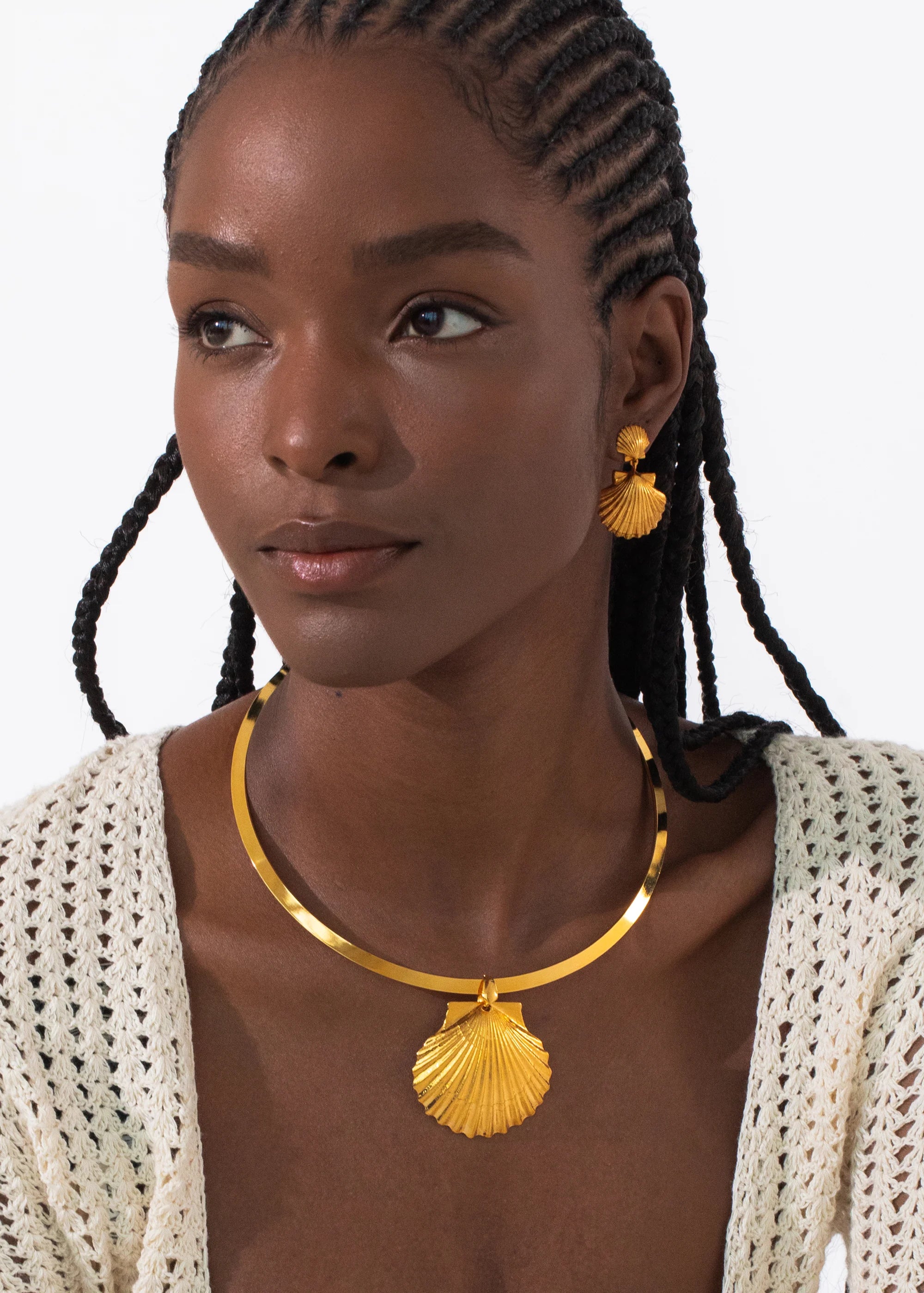 Dune Collar Gold - Elegant Dog Collar for Small & Medium Breeds | Perfect for Daily Walks, Training & Outdoor Adventures