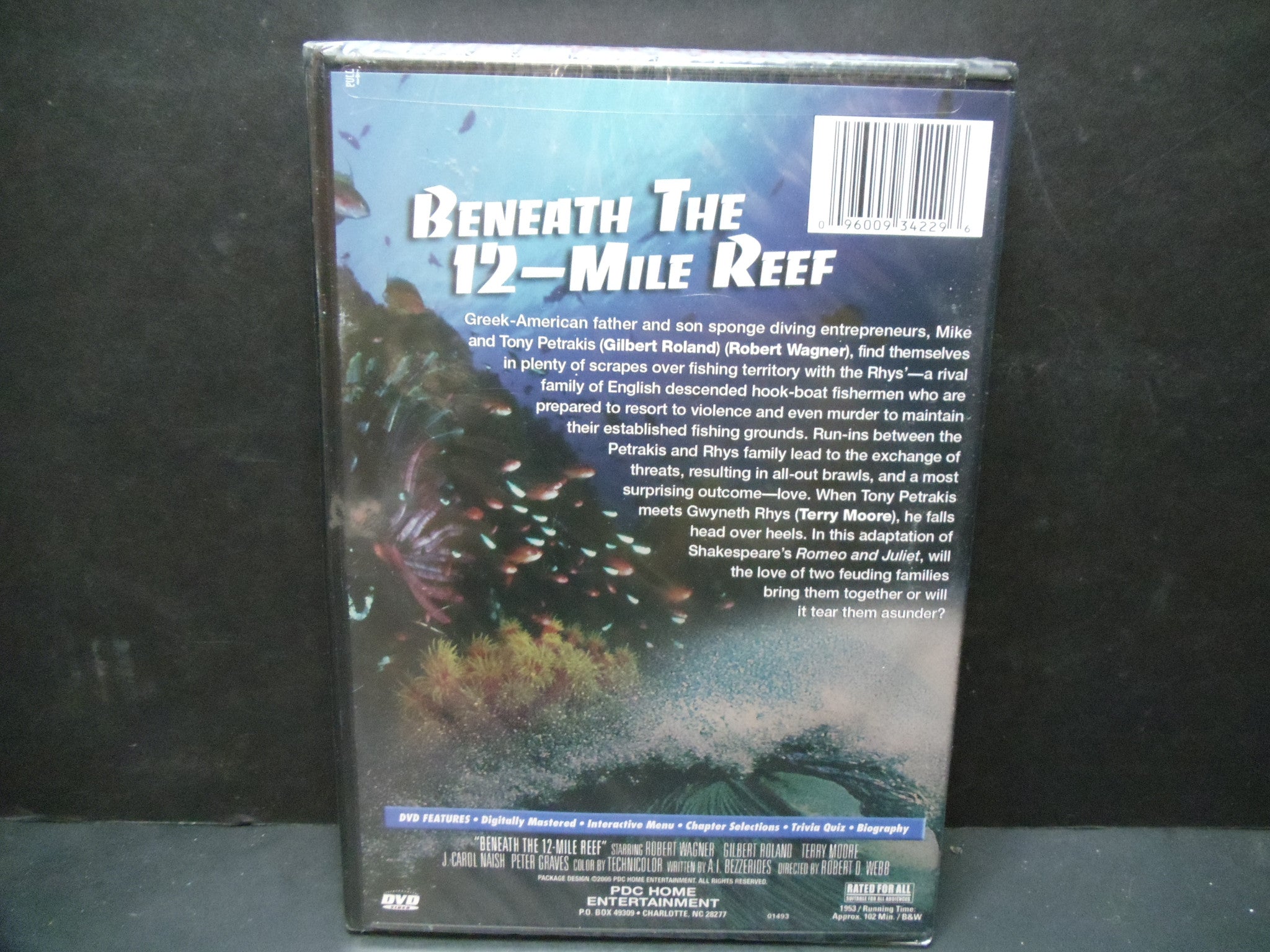 Beneath the 12 Mile Reef (DVD, 2005) - Classic Adventure Film for Movie Collectors & Home Theater Enthusiasts