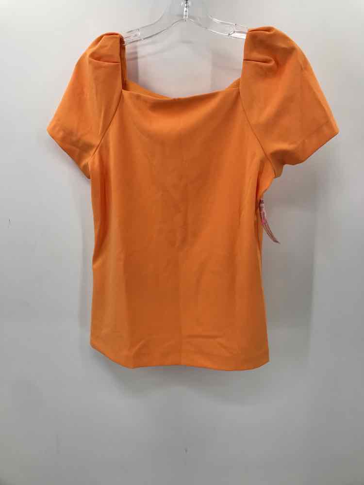 Pre-Owned Ann Taylor Orange Blouse Size Small - Perfect for Work, Casual Wear & Layering