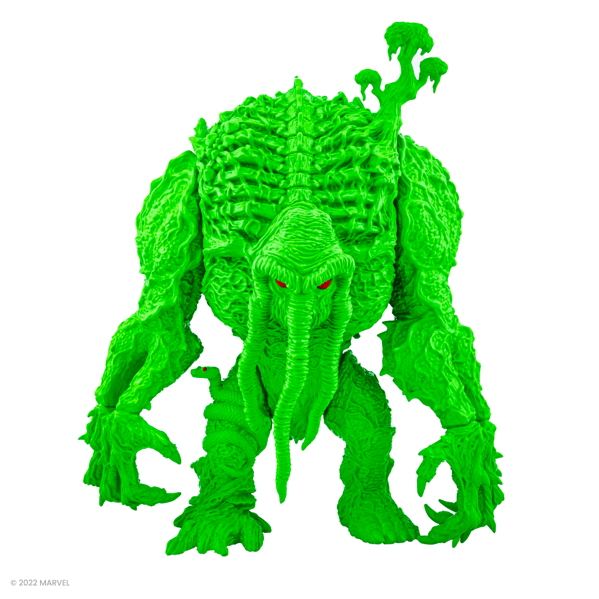 Man Thing Designer Vinyl Figure - Groman's Green Variant Collectible | Marvel Comics Superhero Statue for Display & Home Decor | Perfect for Comic Book Fans & Collectors