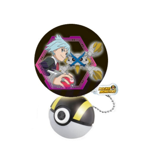 Pokemon Projector Light - Fierce Battle Tournament Series Key Chain by Takara Tomy | Cute Pikachu Night Light for Kids Room, Birthday Gifts & Anime Collectibles