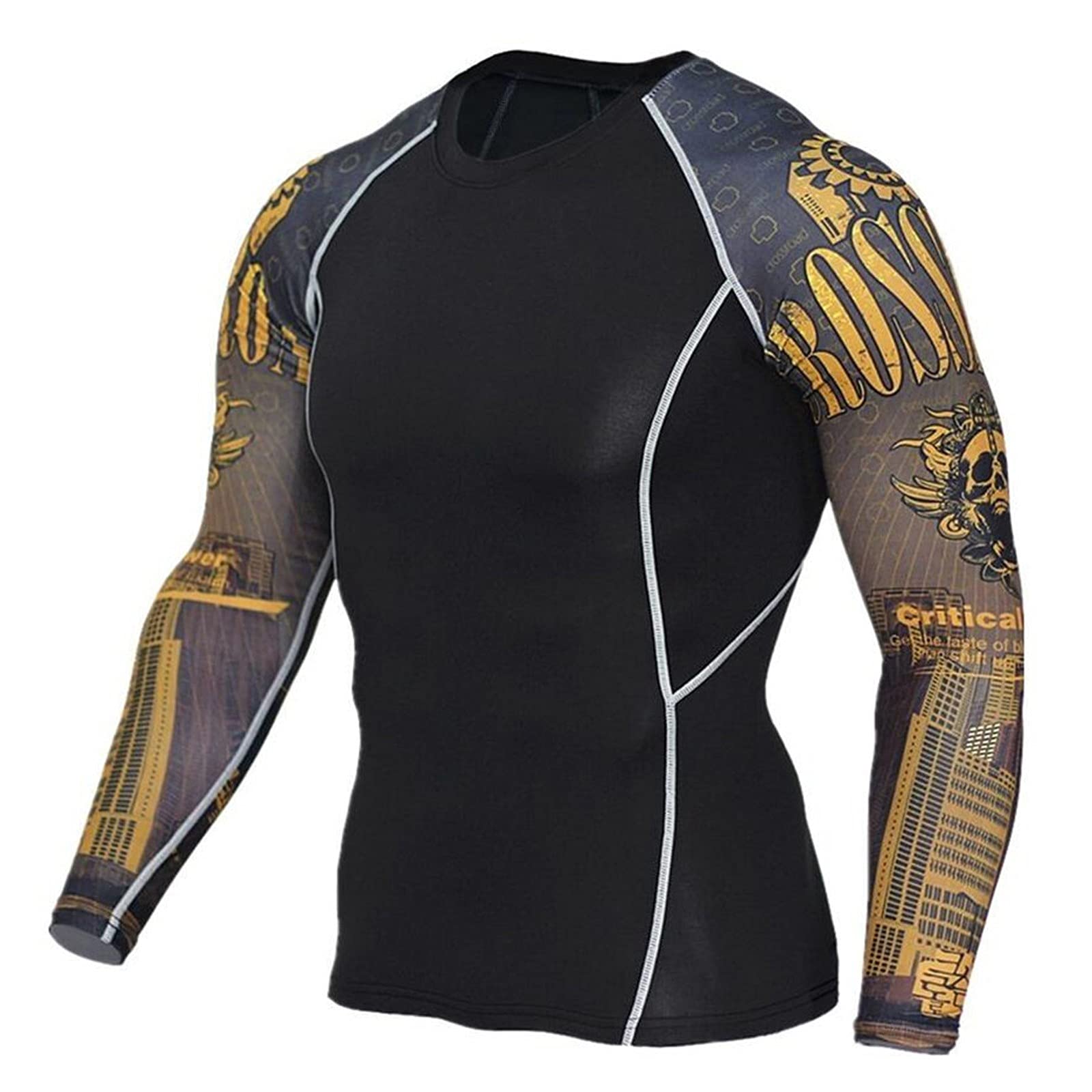 PHSHY Men's Sauna Suit - Neoprene Sweat Shirt for Weight Loss, Long Sleeve Golf & Gym Workout Top - Ideal for Fitness Training, Running, and Slimming Exercises