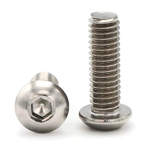Stainless Steel 18-8 Button Head Socket Cap Screws 3/8