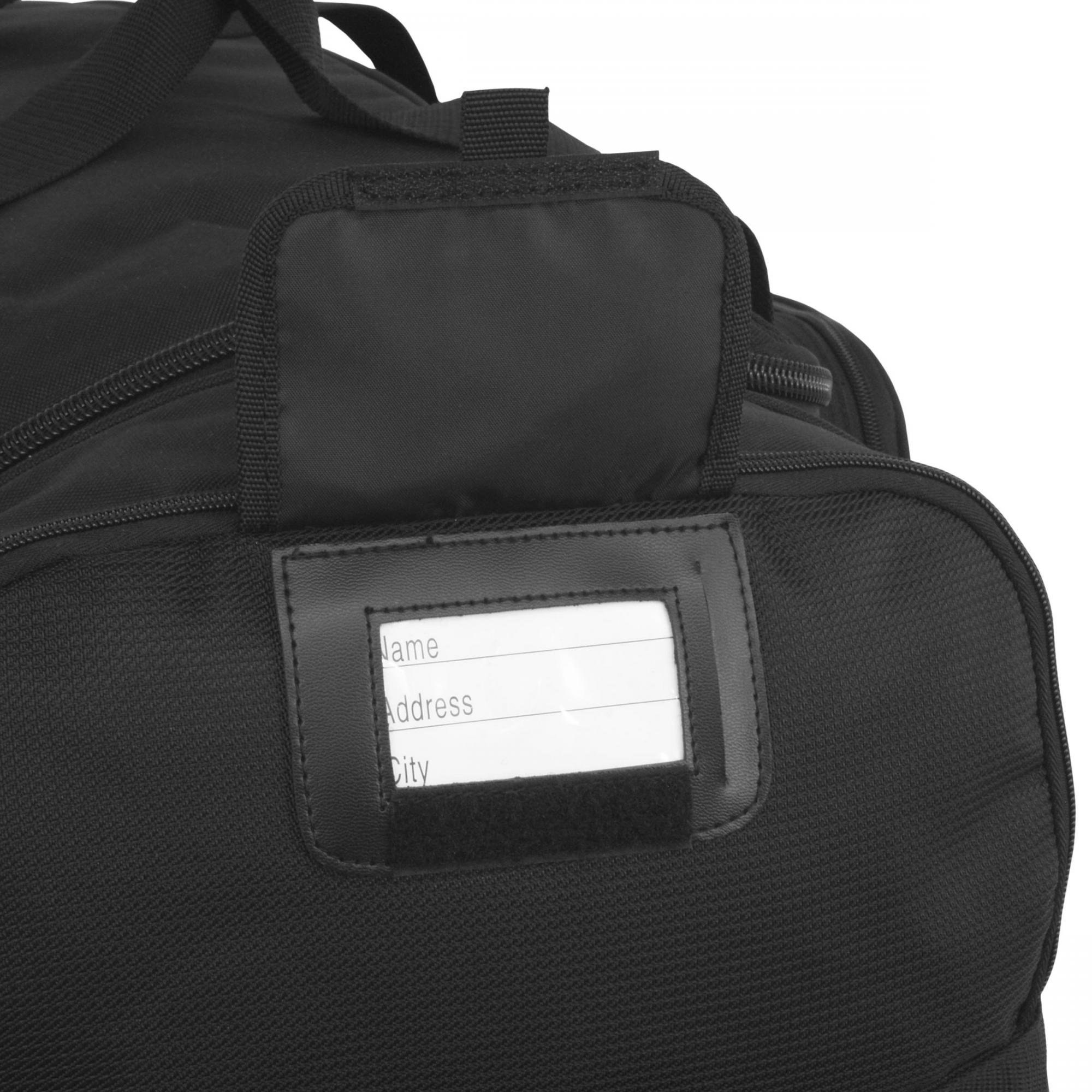 Luggage Gorilla Wheeled Duffel Bag - Black Executive Travel Duffel for Business Trips & Weekend Getaways | Durable Spinner Suitcase with 360° Wheels