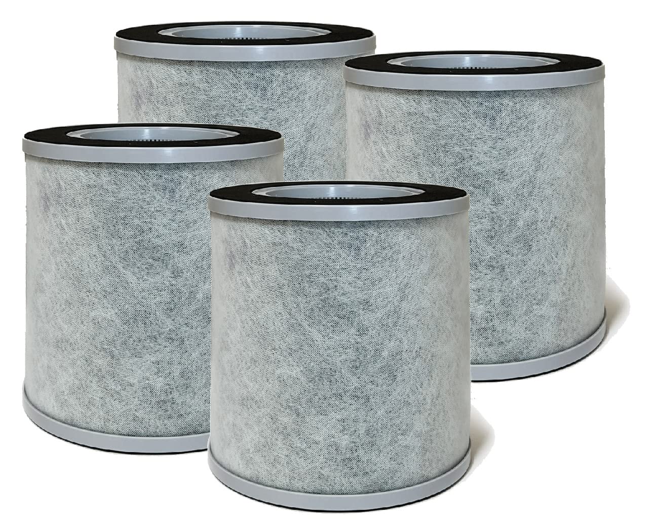 Nispira 3-in-1 True HEPA Activated Carbon Air Filter Replacement for Elechomes EPI236/EP1236 Air Purifier - 4 Pack | Improves Indoor Air Quality for Allergies, Pets & Smoke Removal