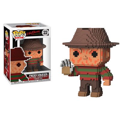 8 Bit Pop! Vinyl Figure Freddy Krueger - Nightmare on Elm Street Collectible [22cm] - Perfect for Horror Fans, Gaming Rooms & Pop Culture Displays