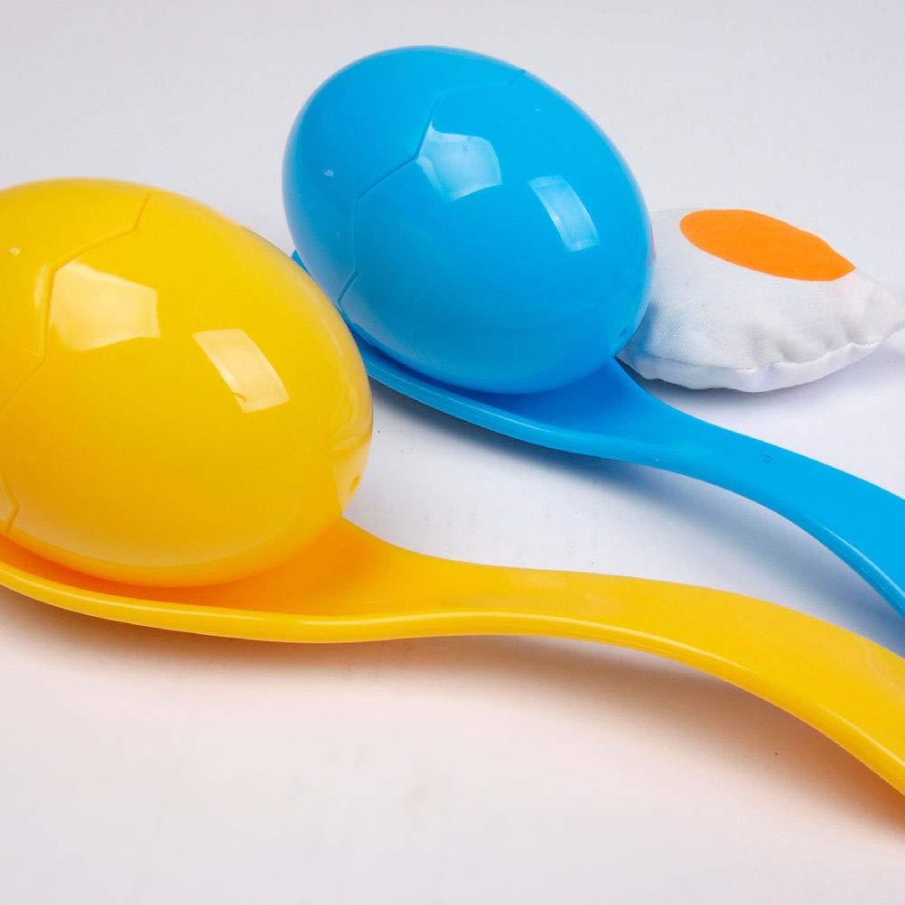 NUOBESTY 8-Piece Kids Balance Toy Set - Educational Stacking Eggs, Spoon & Shell Toys for Indoor/Outdoor Play - Easter Egg Balance Game for Toddlers & Preschoolers - Perfect for Birthday Gifts, Classroom Activities & Motor Skill Development