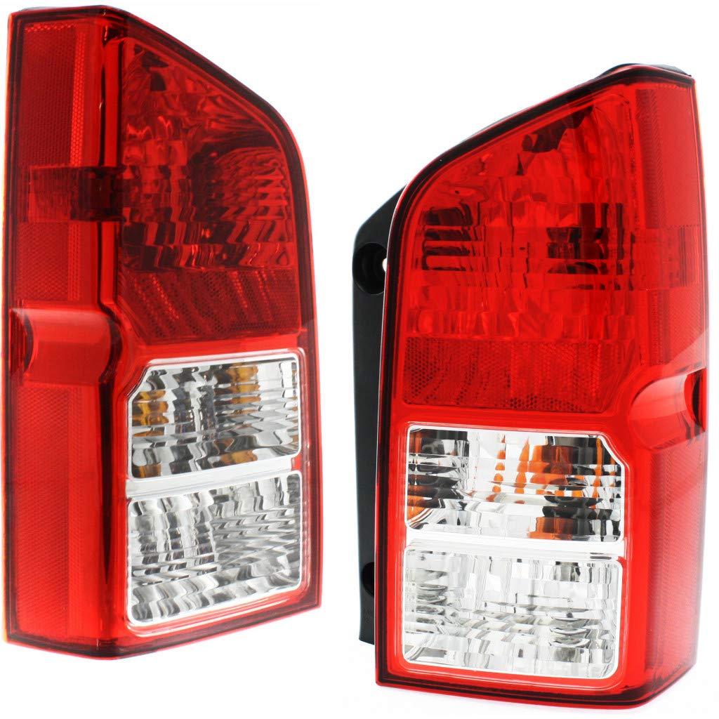 2005-2012 Nissan Pathfinder Replacement Tail Lights Pair - Left & Right Side (NI2800172 NI2801172 / 26555-EA525 26550-EA525) - Perfect for Night Driving & Enhanced Vehicle Safety