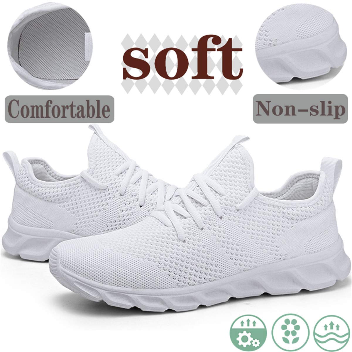 **Damyuan Men's Lightweight Athletic Running Shoes - Breathable Gym Walking Sneakers for Casual Sports & Fitness - Perfect for Jogging, Workouts & Daily Wear**