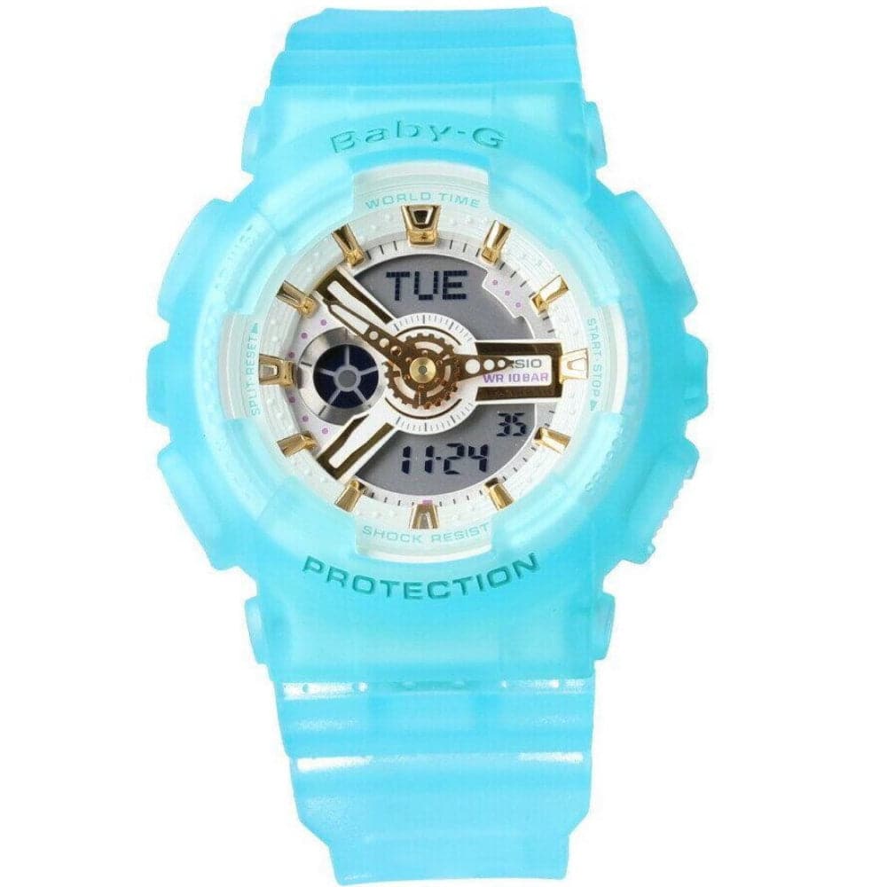 CASIO BABY-G BA-110SC-2ADR Women's Digital Sport Watch - Shock Resistant, Water Resistant, LED Light for Outdoor Activities, Running, Swimming & Fitness