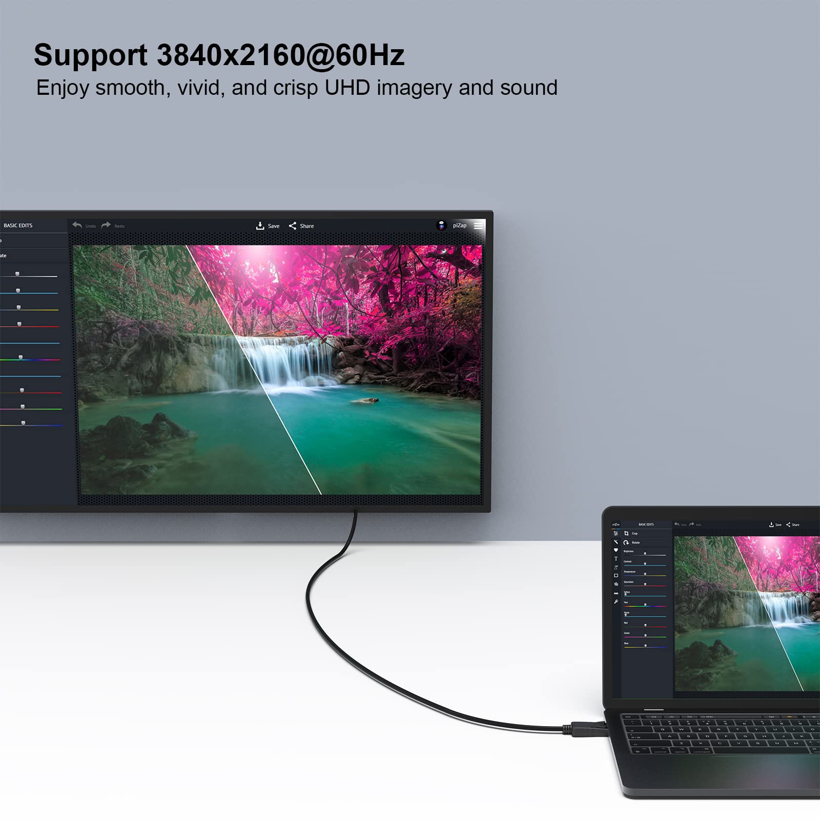 BENFEI 3ft DisplayPort to DisplayPort Cable (DP to DP Male to Male) - Gold-Plated 8K@60Hz, 4K@144Hz, 2K@240Hz - Compatible with Lenovo, Dell, HP, ASUS Monitors & PCs - Perfect for Gaming, Video Editing & Multi-Screen Setup