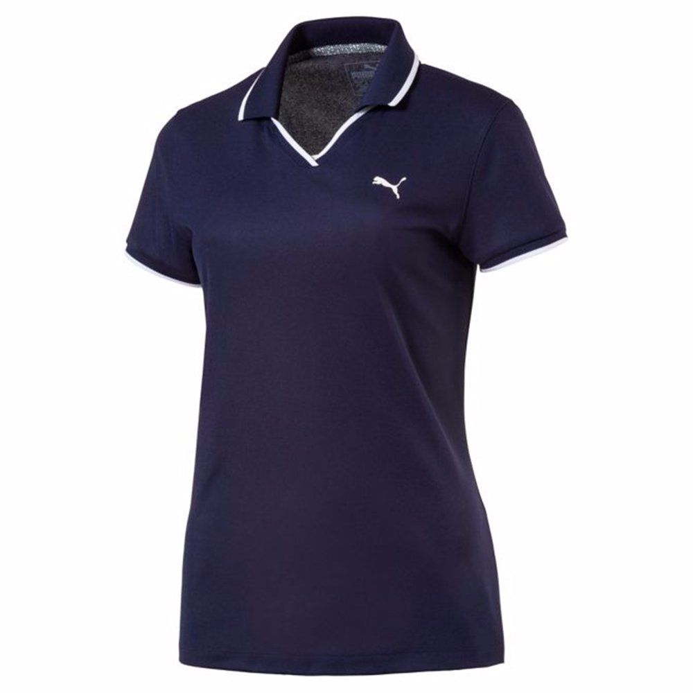 PUMA GOLF Women's 2018 Pique Polo Shirt - Breathable Performance Golf Top for Women - Perfect for Golf Courses, Casual Wear & Outdoor Activities