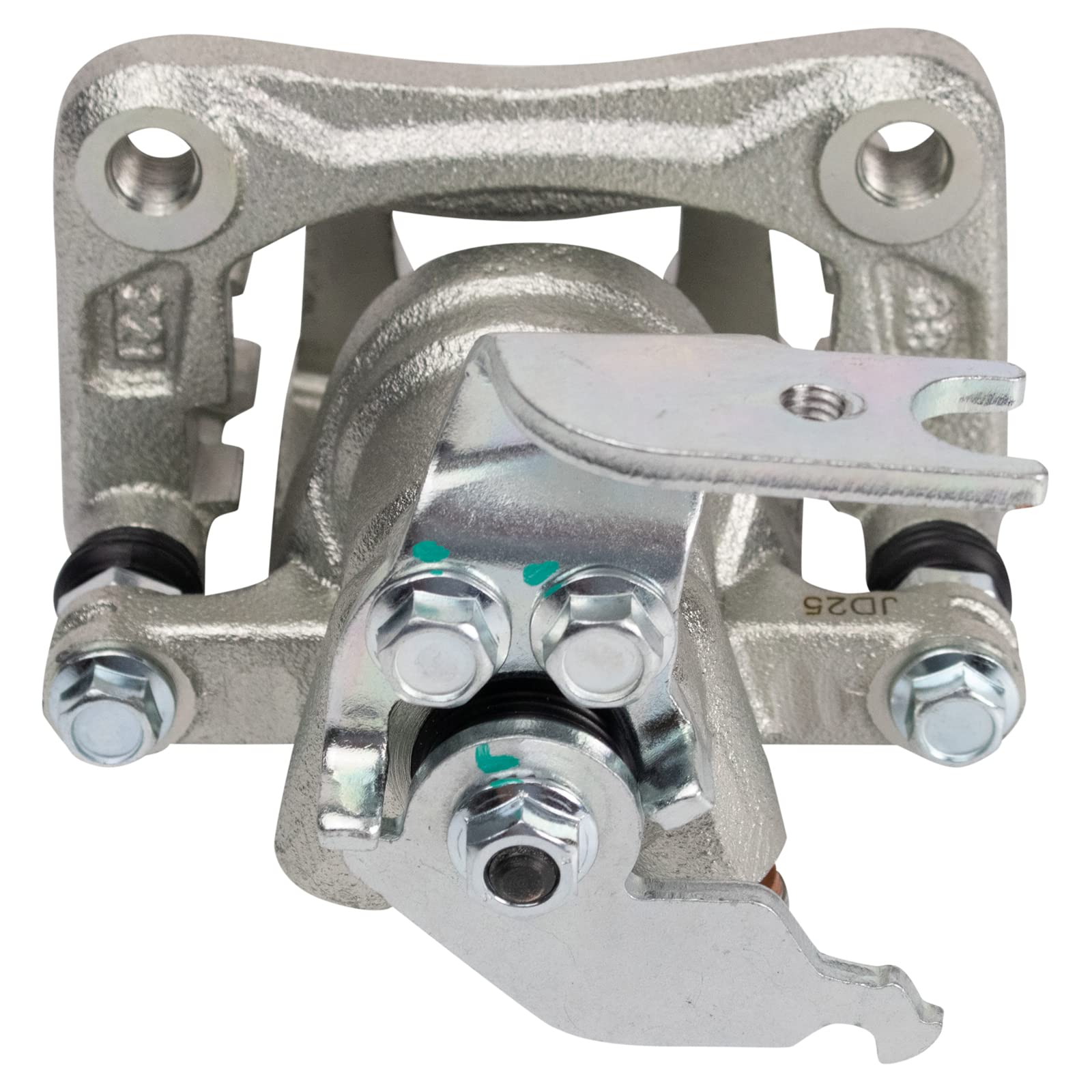 TRQ Rear Brake Calipers with Ceramic Pads & Rotors Kit - Compatible with 2013-2017 Honda Accord - Smooth Braking Performance for City Driving & Highway Commutes