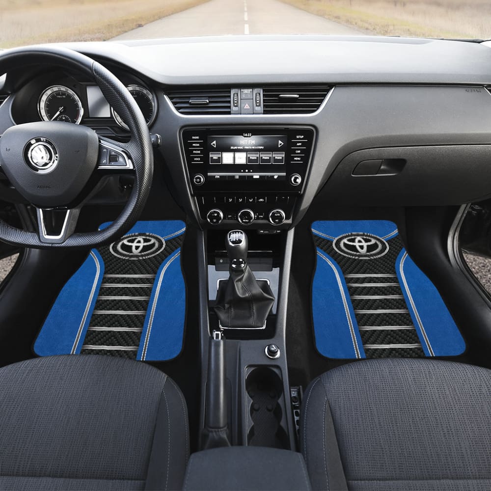 Premium Custom Fit Blue Toyota Car Floor Mats - All-Weather Protection & Stylish Design for Toyota Models | Perfect for Daily Commutes, Road Trips & Off-Road Adventures