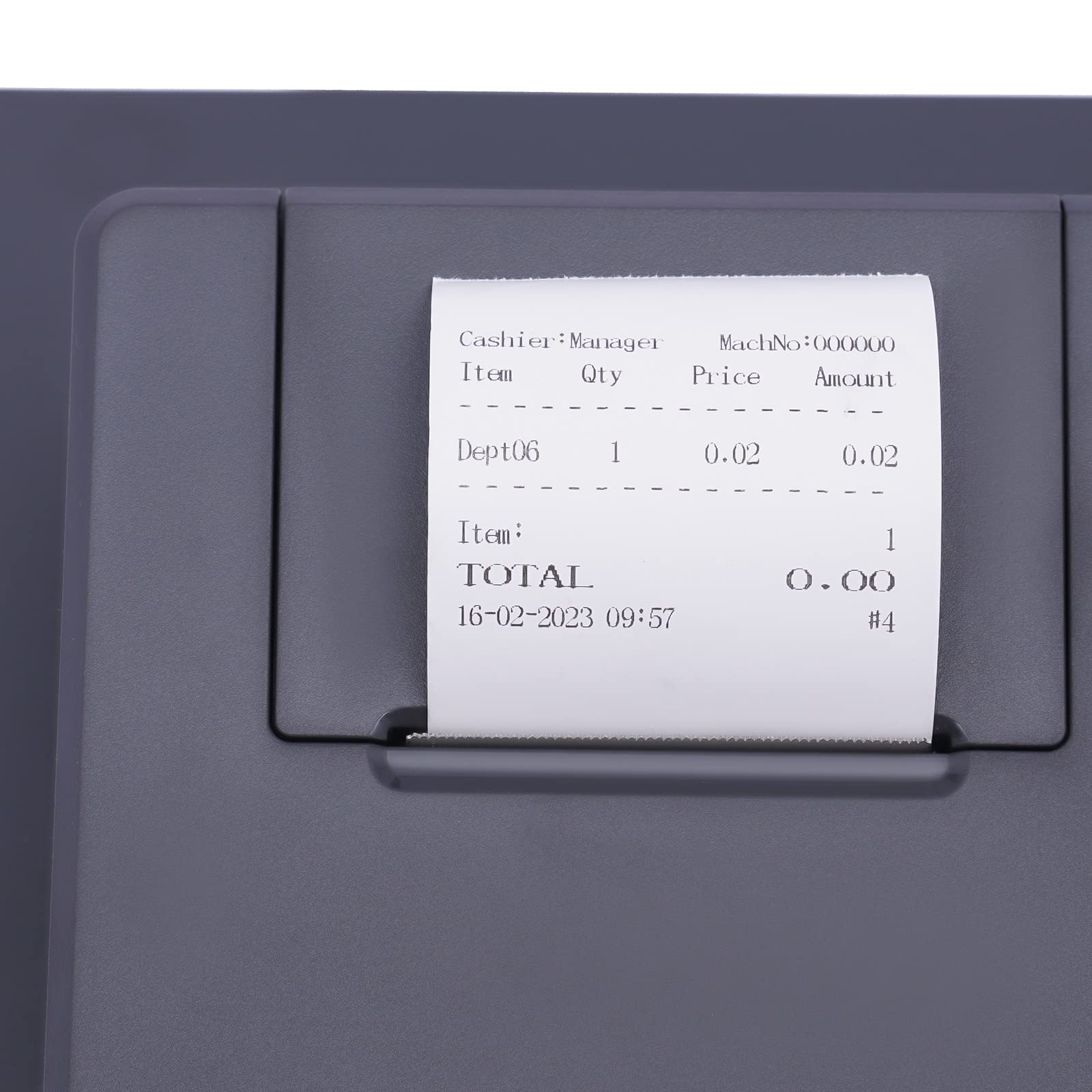 38-Key Electronic Cash Register with Cash Drawer - 4 Bill & 5 Coin Slots POS System for Small Business Retail Stores | LED Customer Display | Perfect for Convenience Stores, Supermarkets & Boutiques