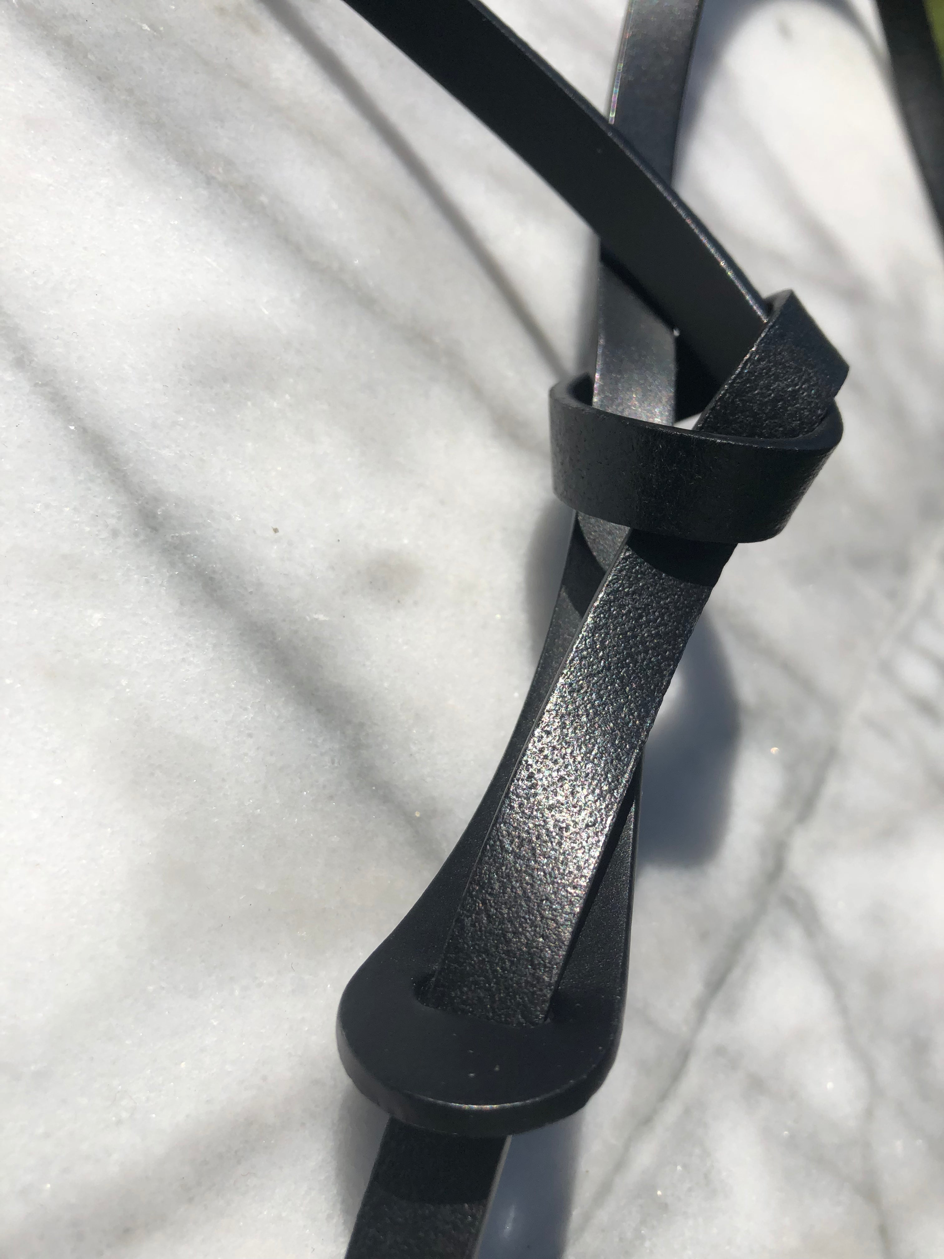 Thin Loop Belt for Women & Men - Stylish Black Waist Belt | Perfect for Casual Wear, Office Outfits & Jeans