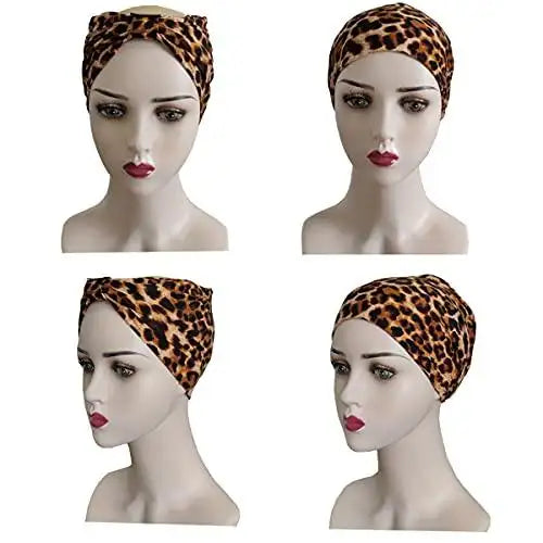 Non-Slip Yoga Headbands for Women - 5 Pack Stretchy Hair Accessories for Workouts, Running & Fitness - Cute & Comfortable Head Wraps for Active Lifestyles