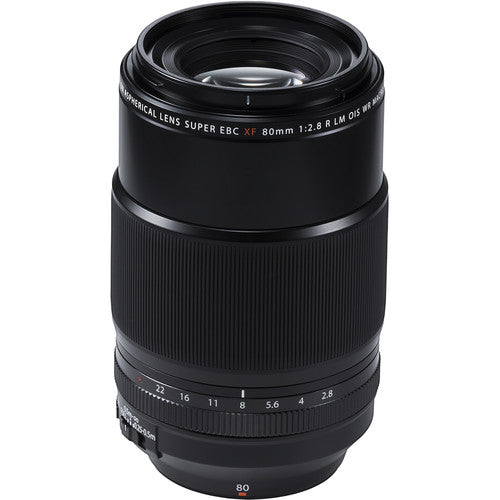 Fujifilm XF 80mm f/2.8 R LM OIS Macro Lens for Fuji X-Mount Cameras - Professional Macro Photography for Portraits, Jewelry & Product Shots