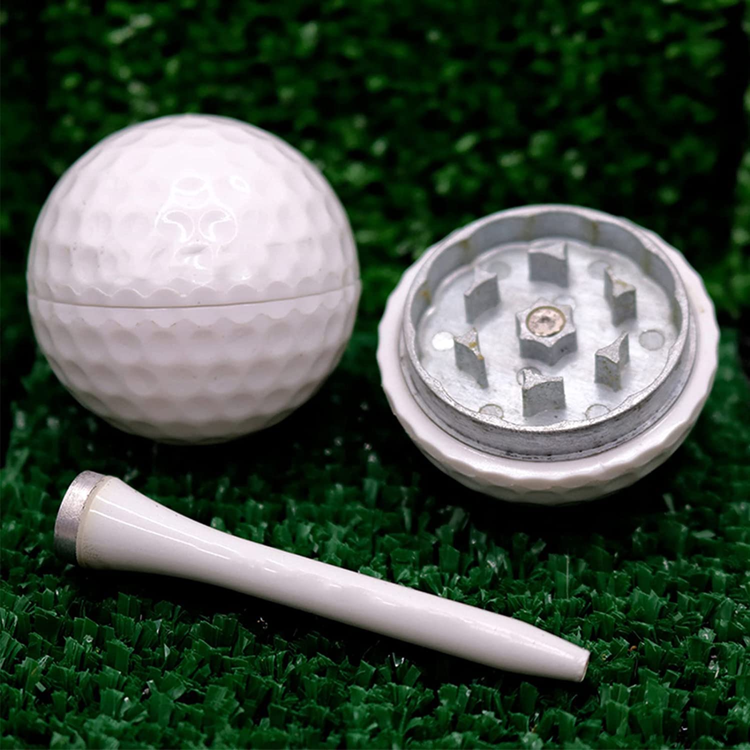 OWSEN 3-Pack Multifunctional Golf Ball Herb Grinder - Premium Spice & Vanilla Grinder for Golf Enthusiasts | Perfect for Grinding Herbs, Spices & Vanilla Beans on the Golf Course or at Home