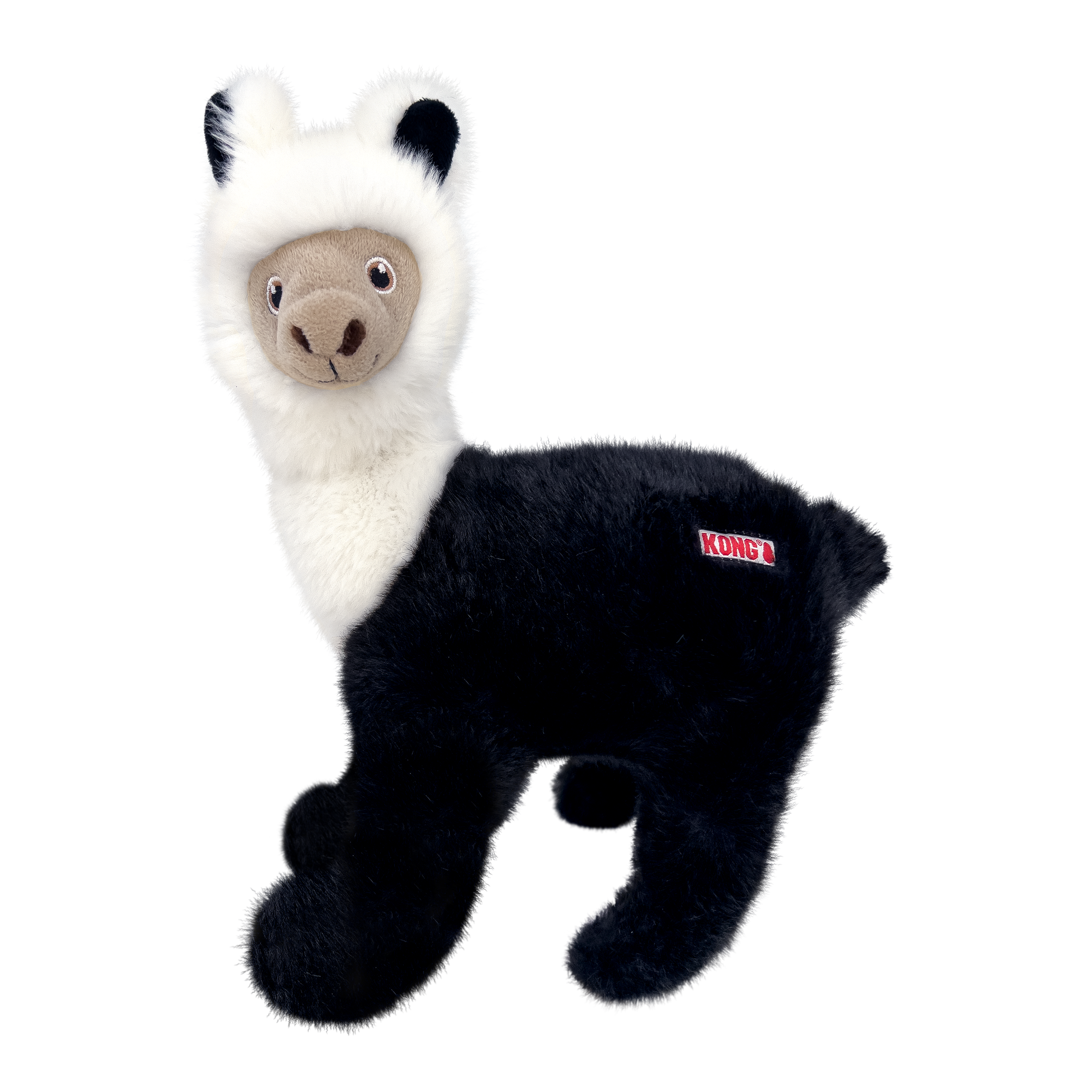 Durable Toughz Llama Dog Chew Toy with Double Rattle - Chew-Proof Plush Toy for Aggressive Chewers | Perfect for Playtime & Training | KONG