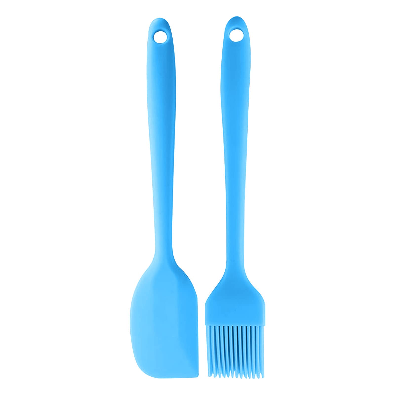Premium 0#VC Silicone Spatula Brush Set - Heat-Resistant Baking & BBQ Tools for Cake Decorating, Frosting, Grilling - Ideal for Home Bakers & Chefs