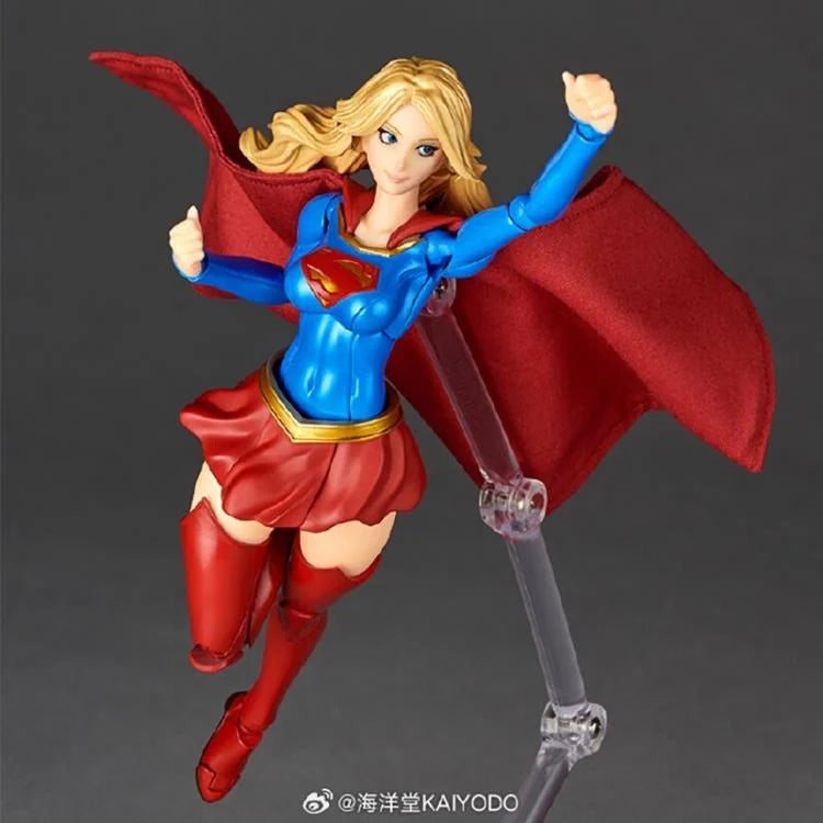 Amazing Yamaguchi Revoltech Supergirl Action Figure NR032 - Collectible DC Comics Superhero Toy for Display & Play