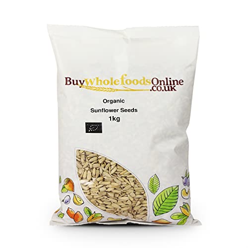 Organic Sunflower Seeds 1kg - Raw, Unsalted, Non-GMO - Perfect for Snacking, Baking & Salads | Whole Foods Quality | Bulk Pack