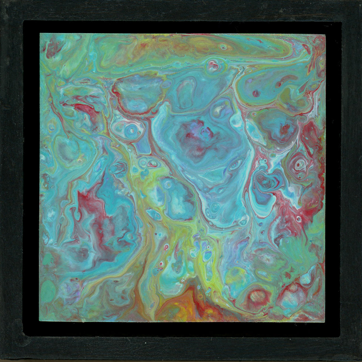 Anthony Ciambella: Framed 4x4 Acrylic on Panel Painting - Perfect for Home Decor, Office Art & Gift Giving