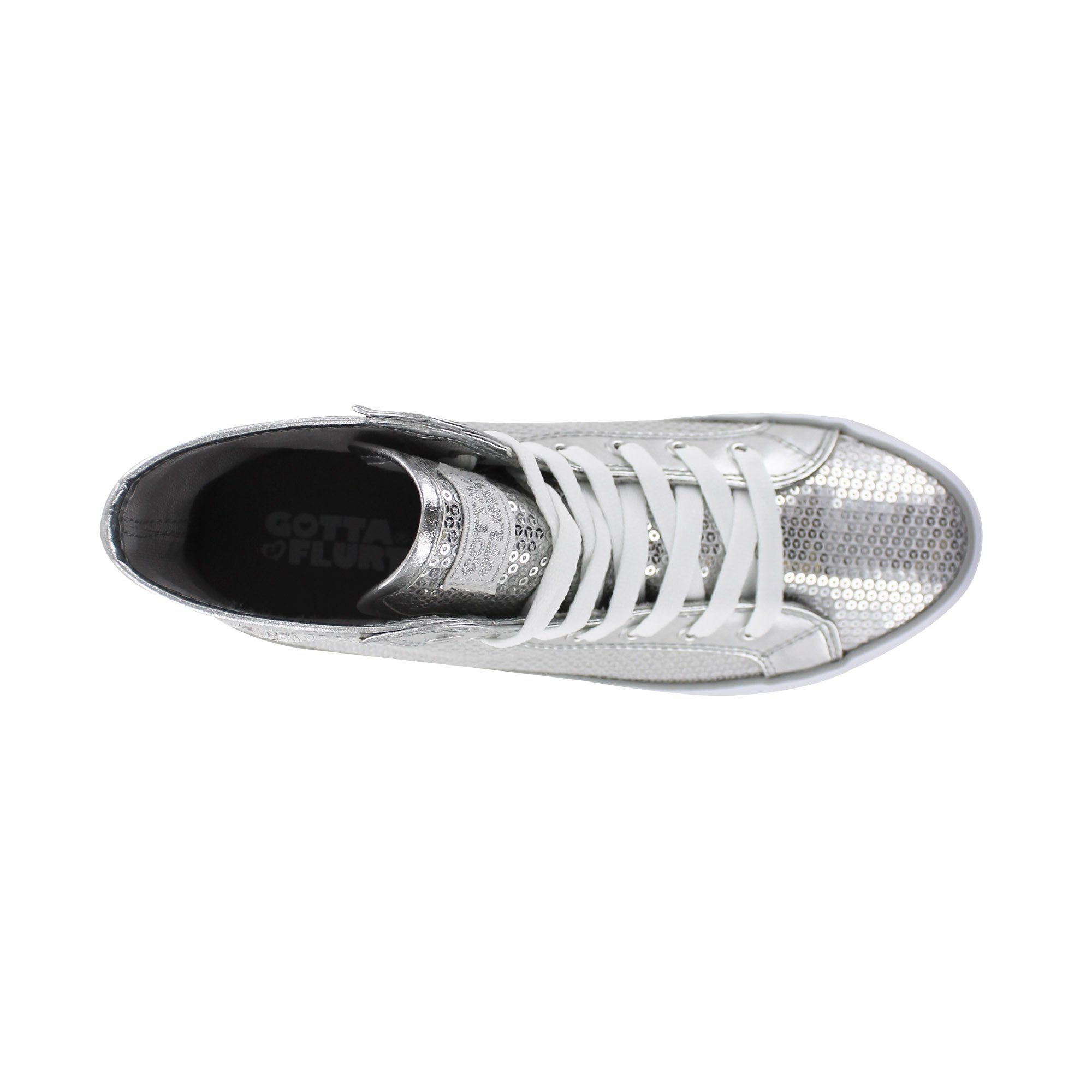 Women's Disco II Sequin Glitter High Top Sneakers - Fashion Dance Shoes for Parties, Performances & Nightlife | Comfortable & Stylish Platform Sneakers for Women
