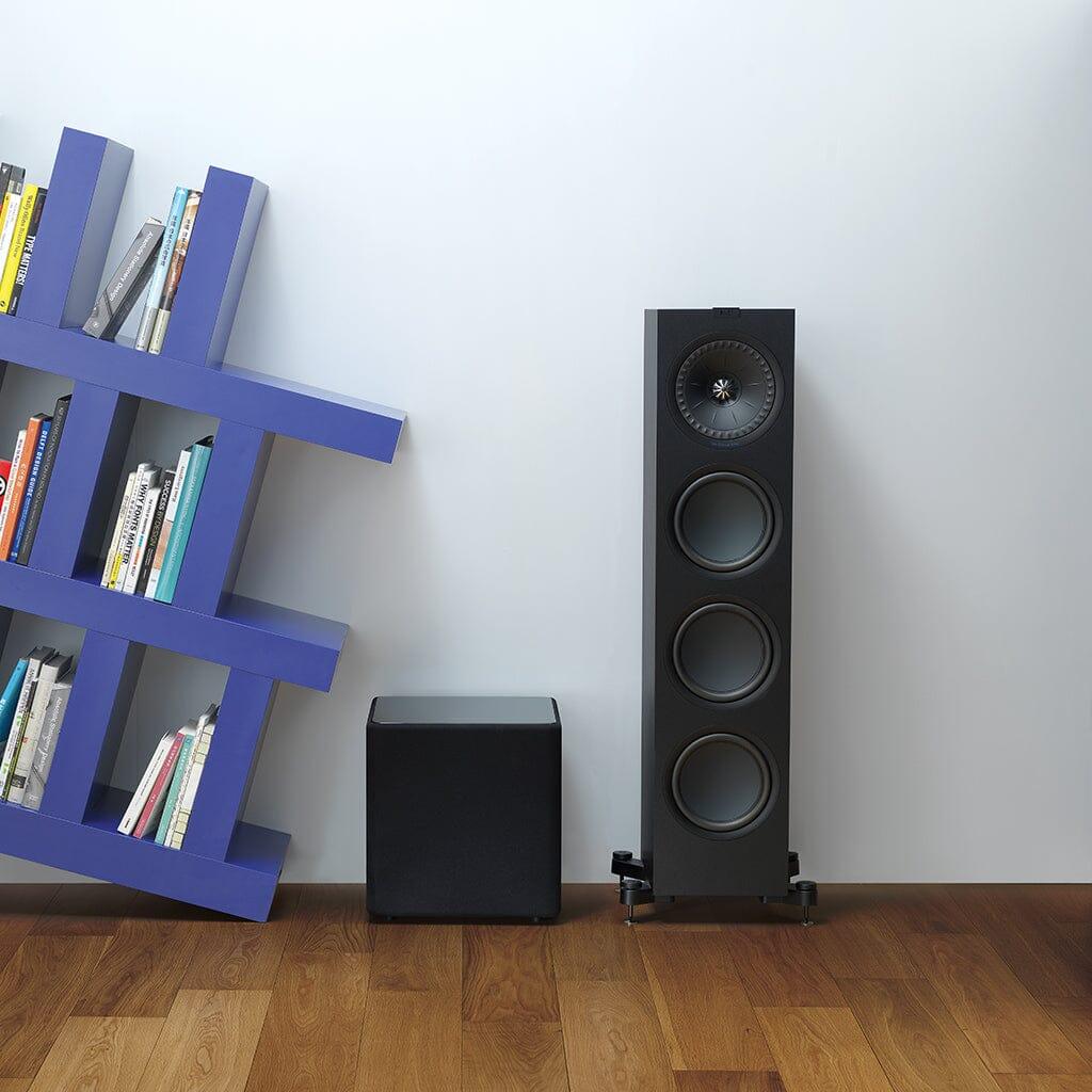 KEF Kube 10b 300W Powered Subwoofer - Deep Bass Home Theater & Music System for Living Room & Gaming Setup