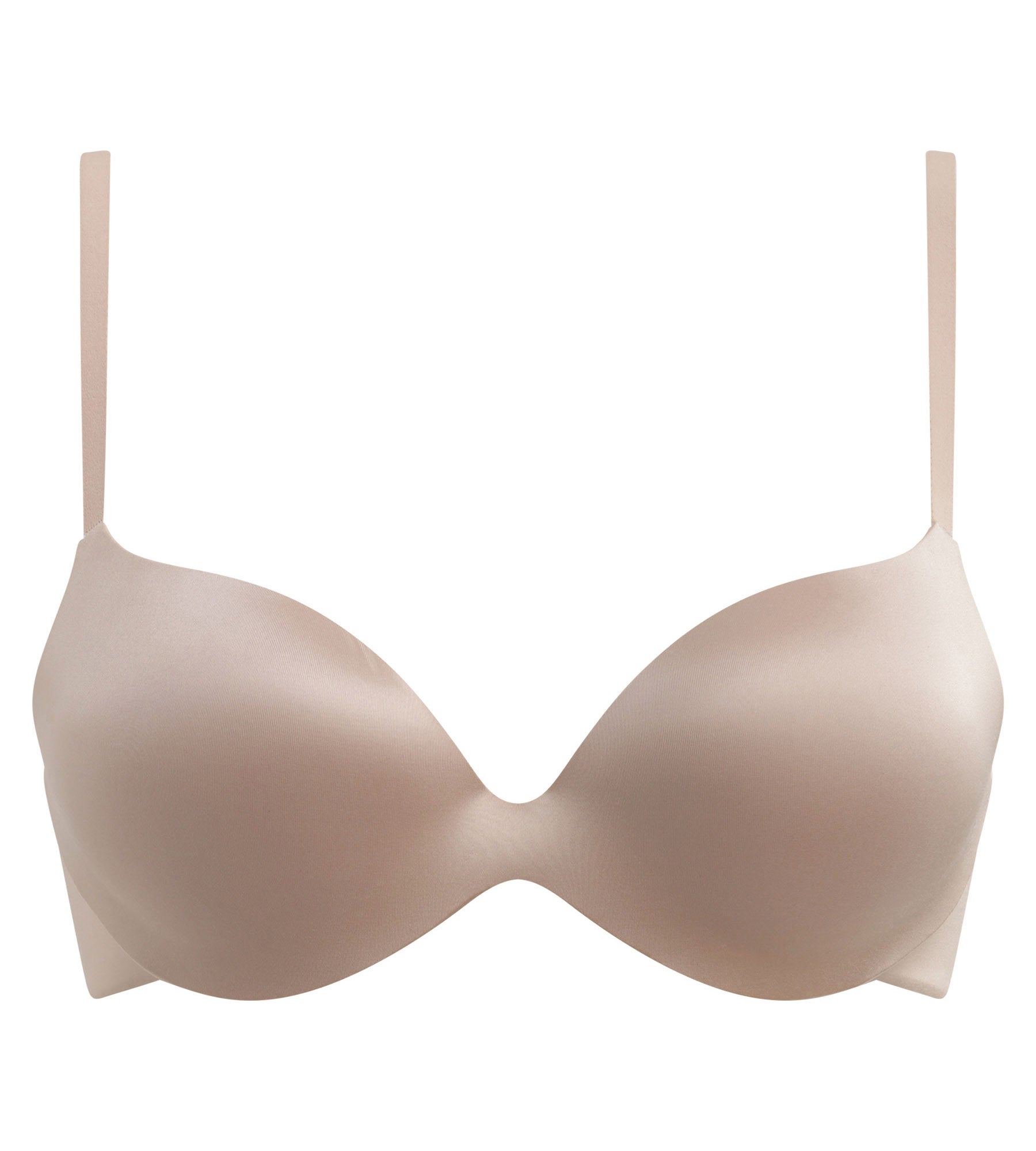 Women's Push Up Bra - Nude Microfiber Comfort Collection - Perfect for Everyday Wear, Work & Special Occasions