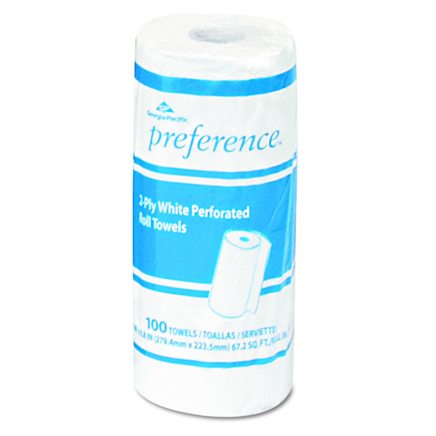 Georgia Pacific Professional 27300 White Perforated Paper Towels - 8.8